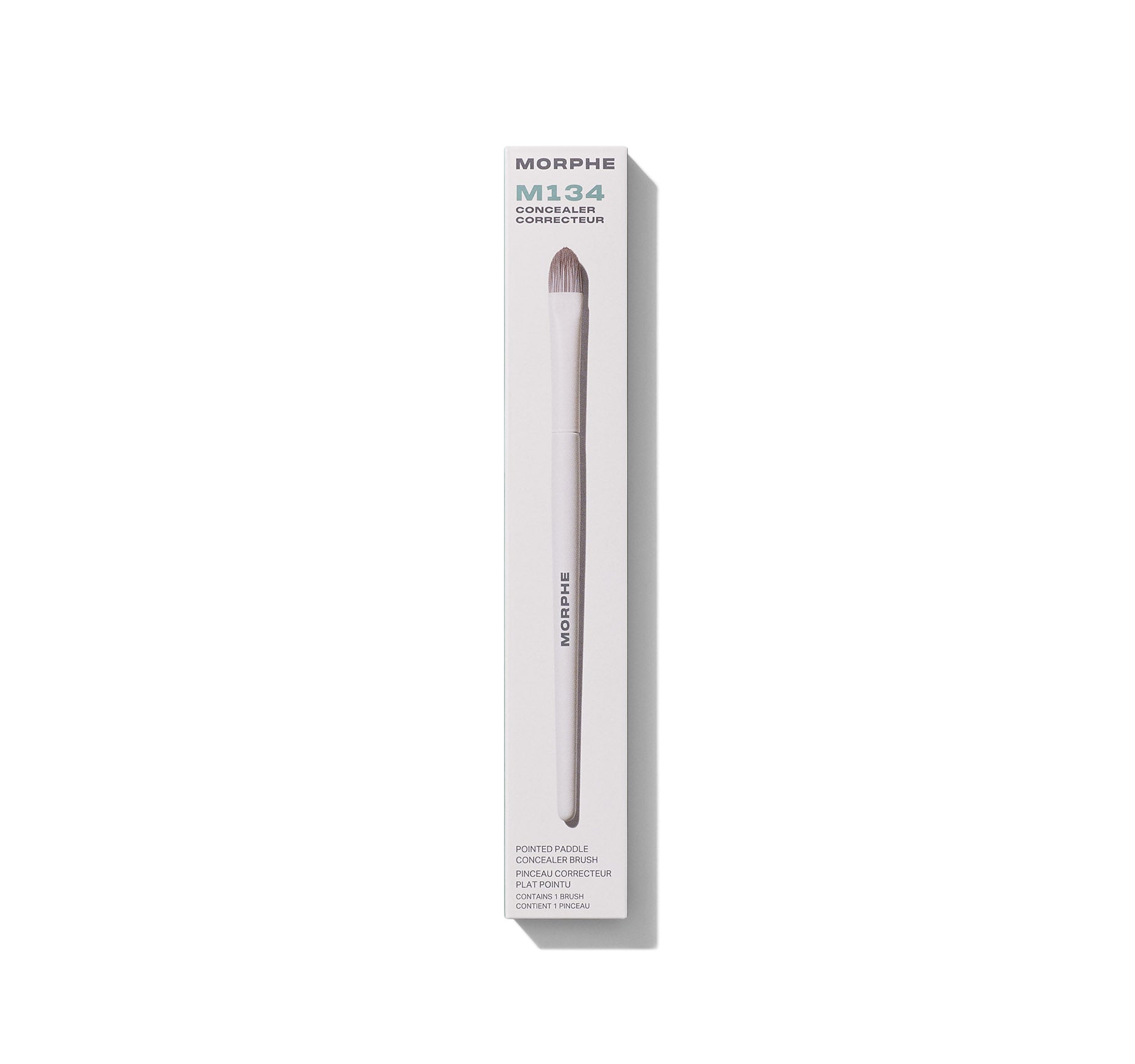 Morphe Face Brushes M134 Pointed Paddle Concealer Brush pinceau anticernes plat