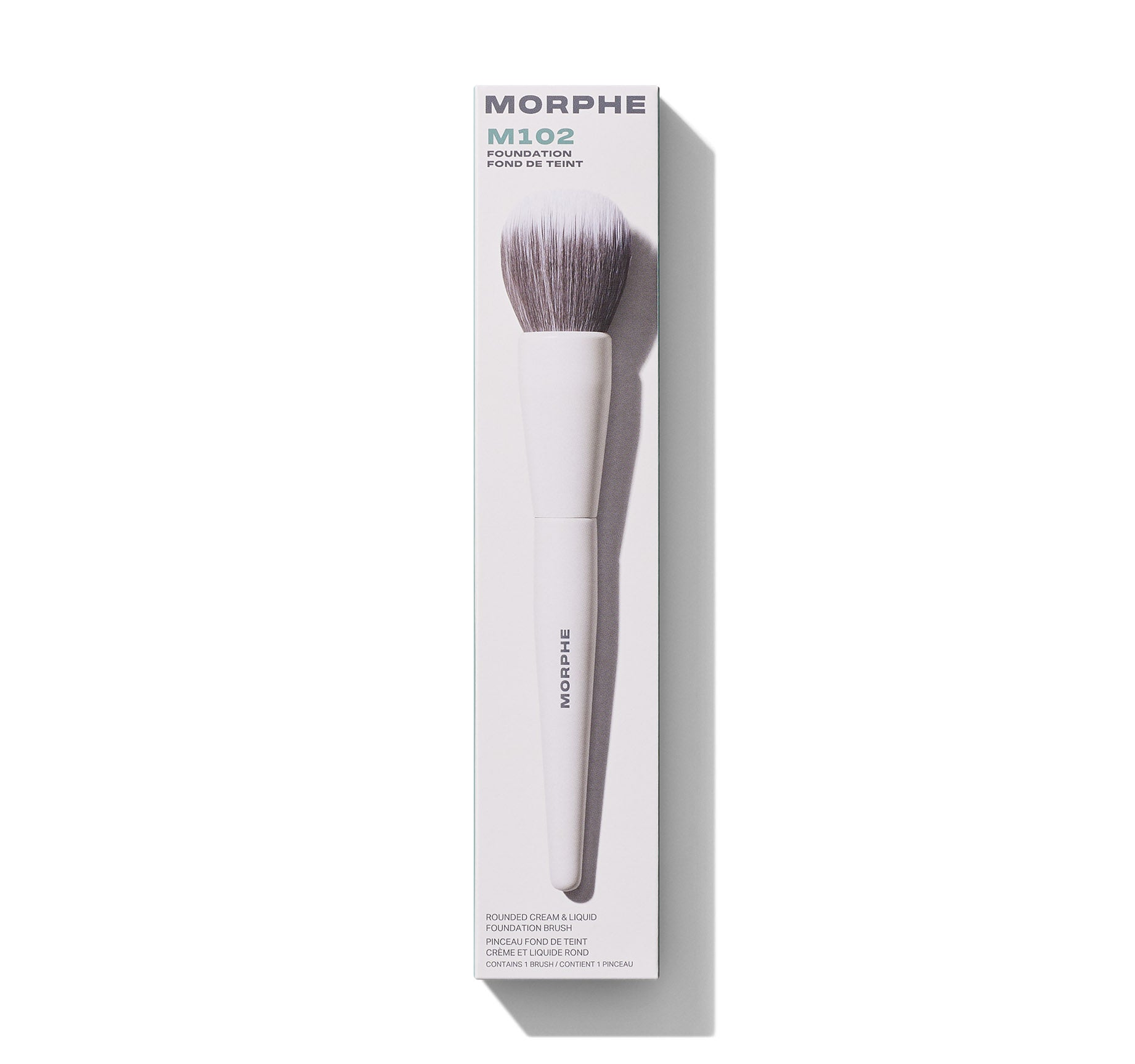 Morphe Face Brushes M102 Rounded Cream & Liquid Foundation Brush pinceau fond de teint couvrance modulable