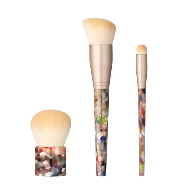 BeauteTools Makeup Brush Set RECYCLED ACRYLIC HANDLE set pinceaux manche acrylique recyclé