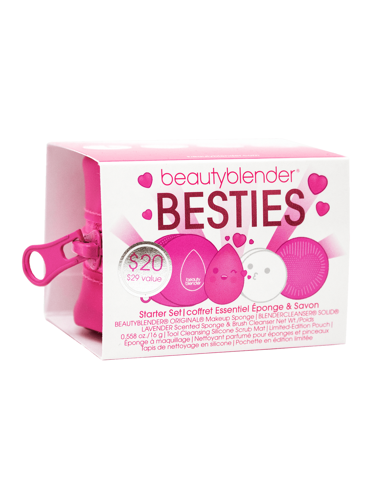 Beautyblender Blendercleanser Besties Blend & Cleanse 4-Piece Starter Set kit 4 pièces