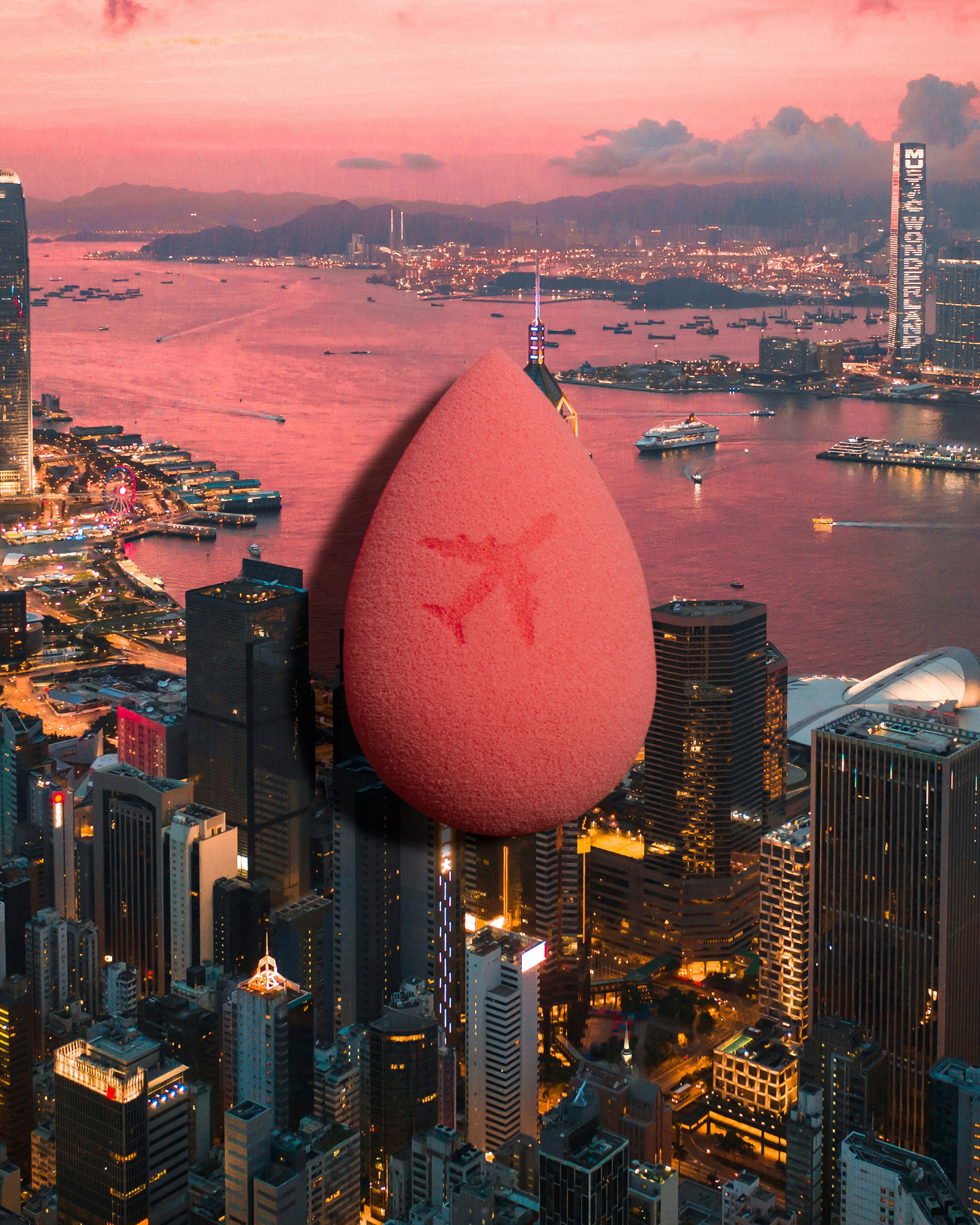 Beautyblender City Series Hong Kong éponge de maquillage sans latex