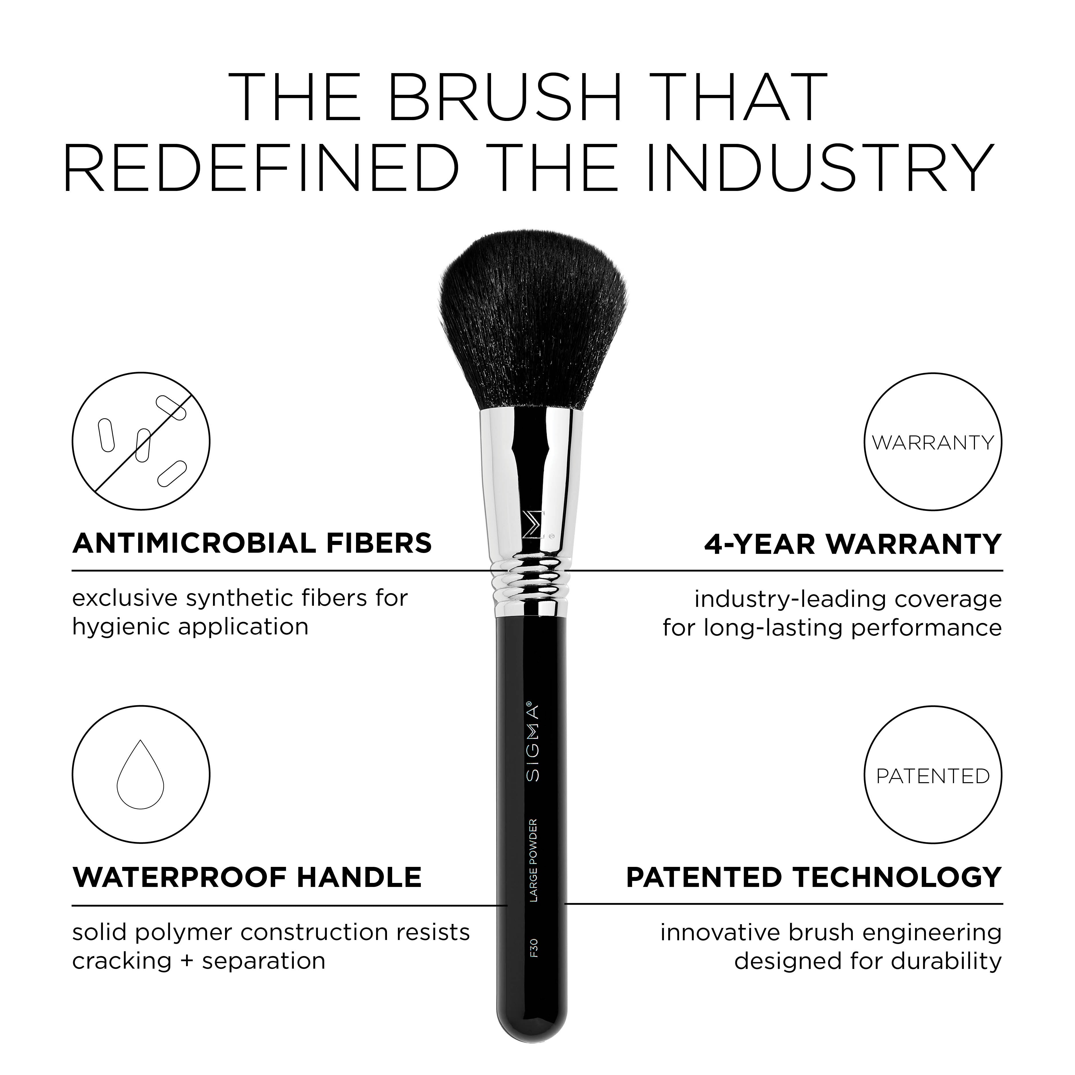 Sigma Face Brushes F30 Large Powder Brush pinceau poudre standard 49,5 g synthétique