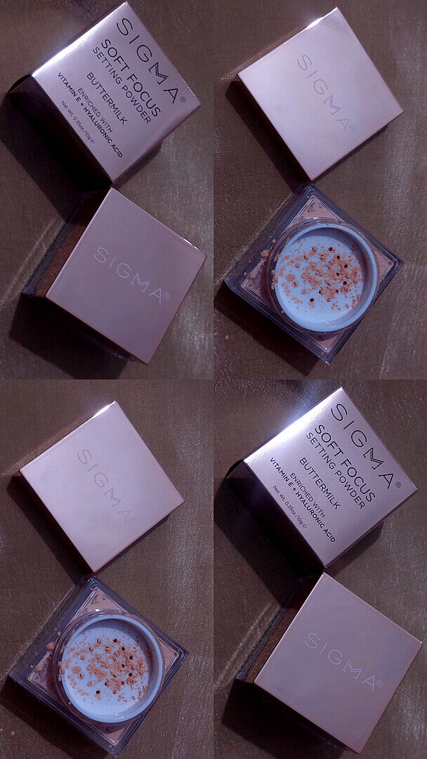 Sigma Face Makeup Soft Focus Setting Powder poudre libre Vanilla Bean 10 g matifiante