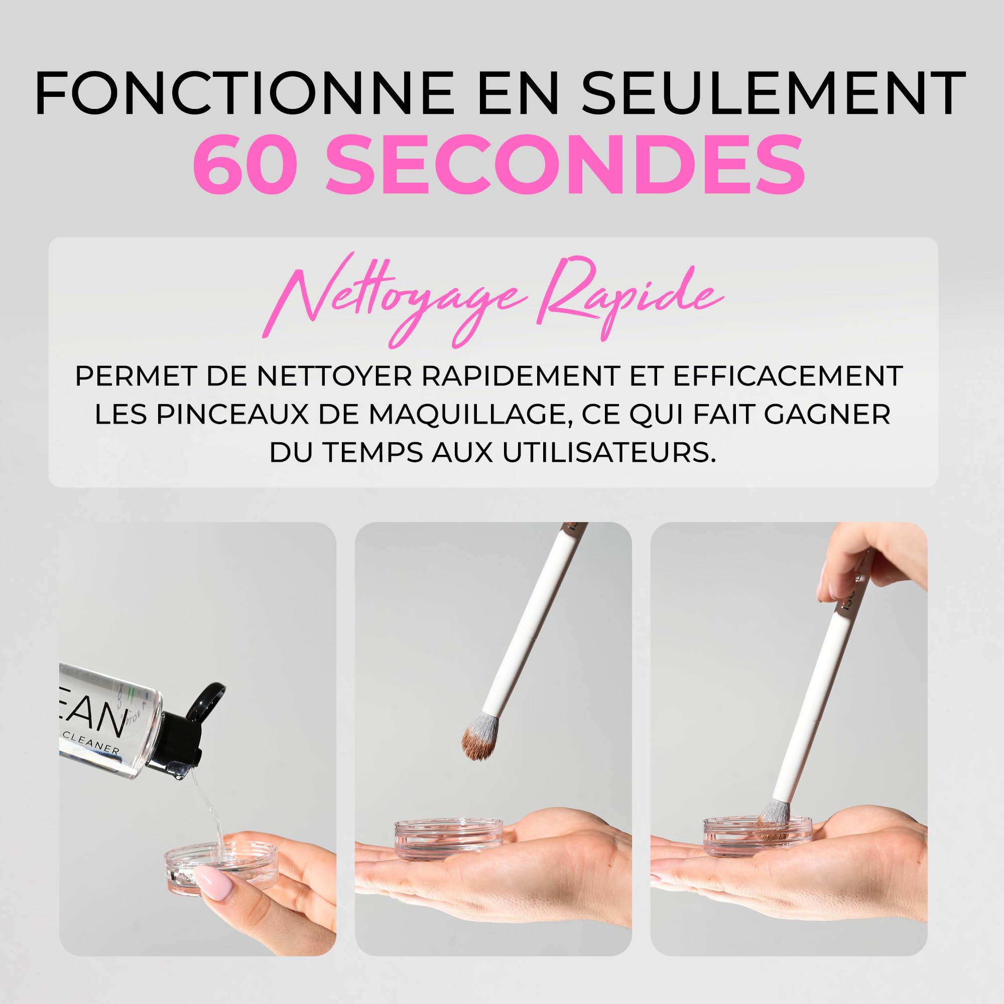 TYVEK ISOCLEAN Makeup Brush Cleaners nettoyant pinceaux 165 ml