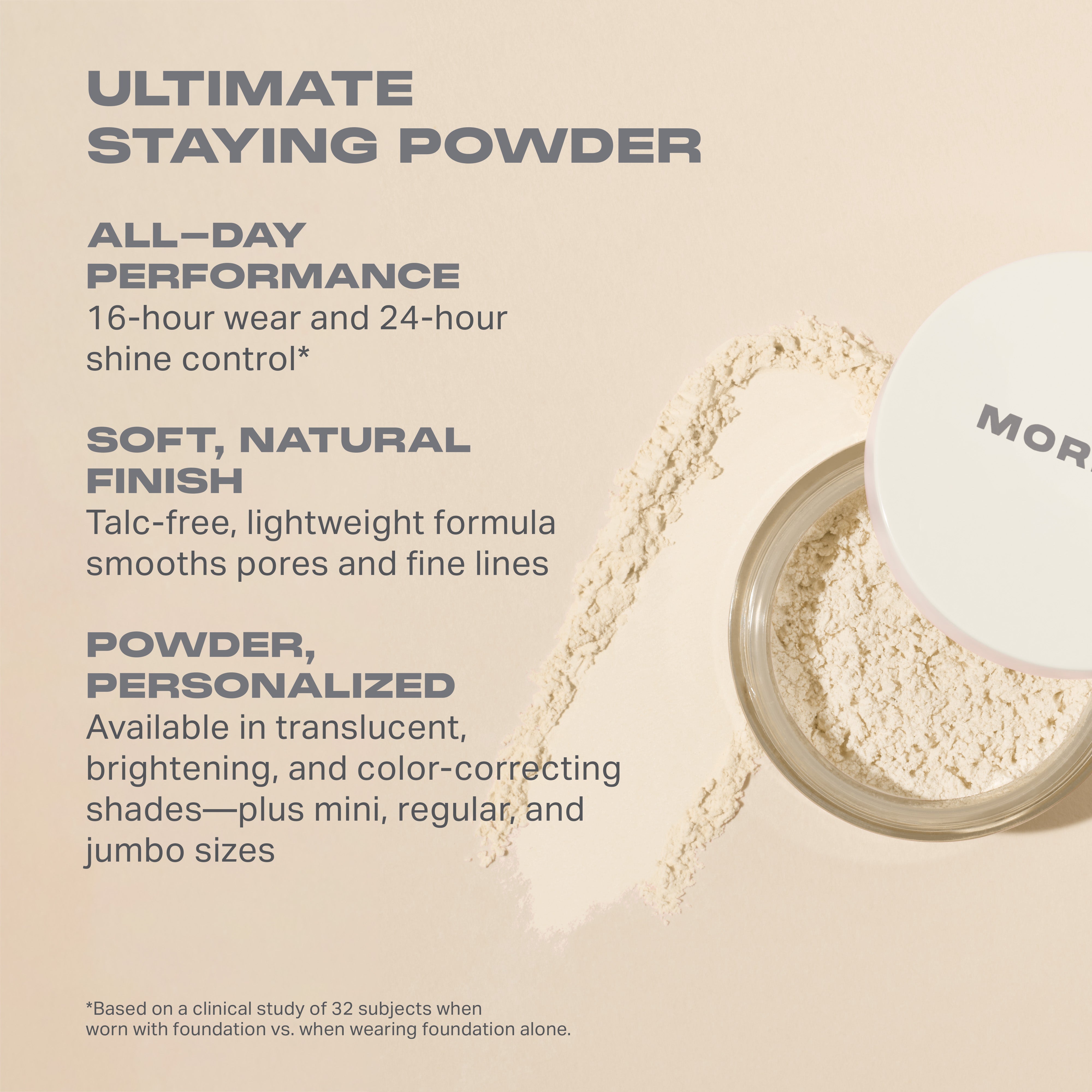 Morphe Prep & Set Totally Set Mini Brighten & Set Powder Duo poudre libre mini
