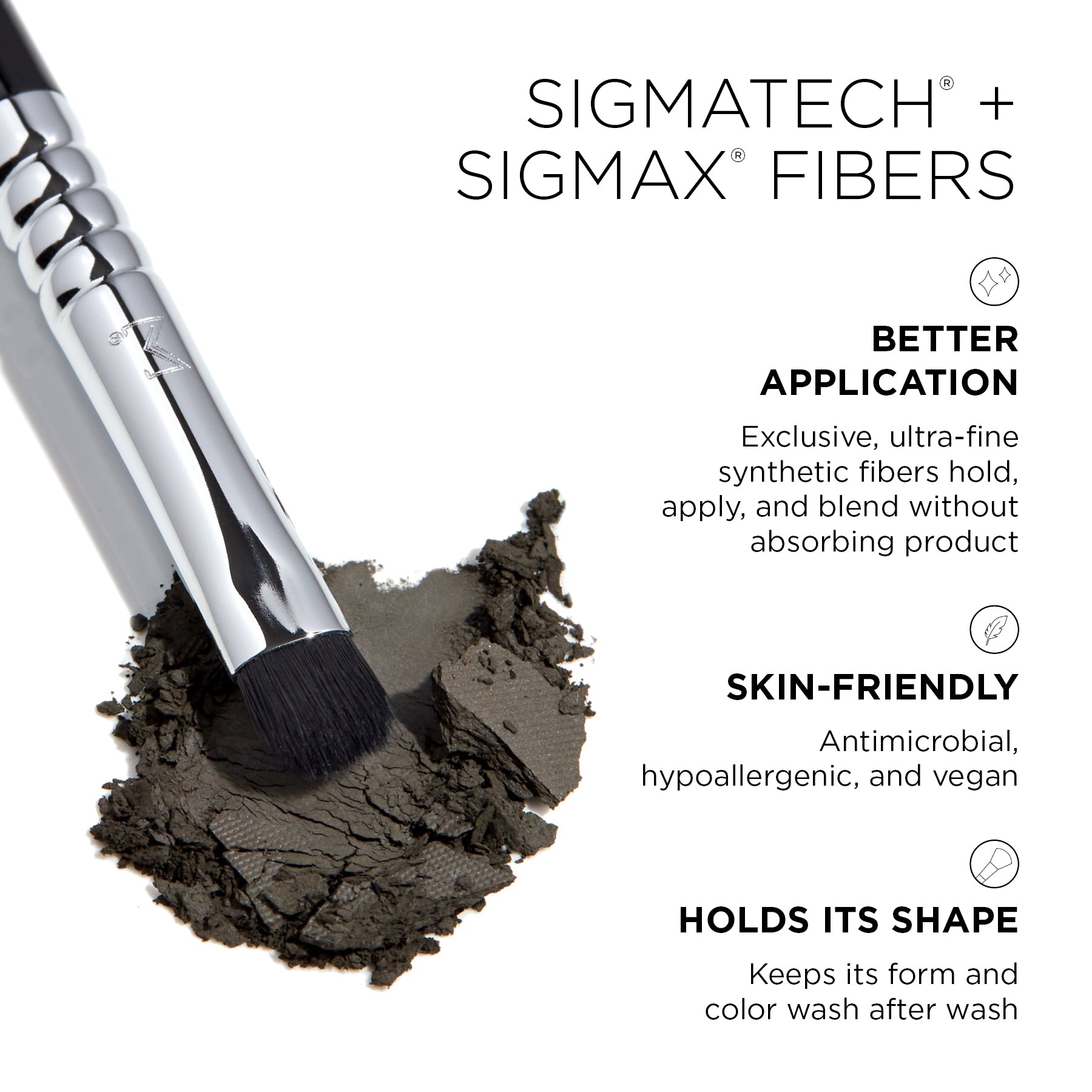 Sigma Eye Brushes E21 Smudge Brush pinceau estompeur eyeliner