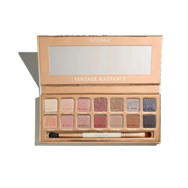 Sigma Eye Makeup Vintage Radiance Eyeshadow Palette palette fards à paupières 14 teintes