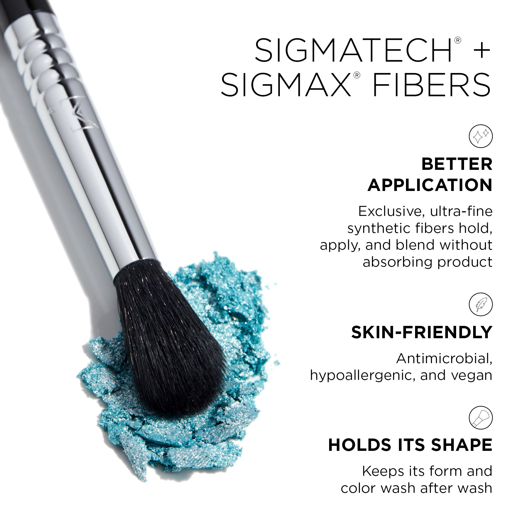 Sigma Eye Brushes E40 Tapered Blending pinceau estompeur yeux