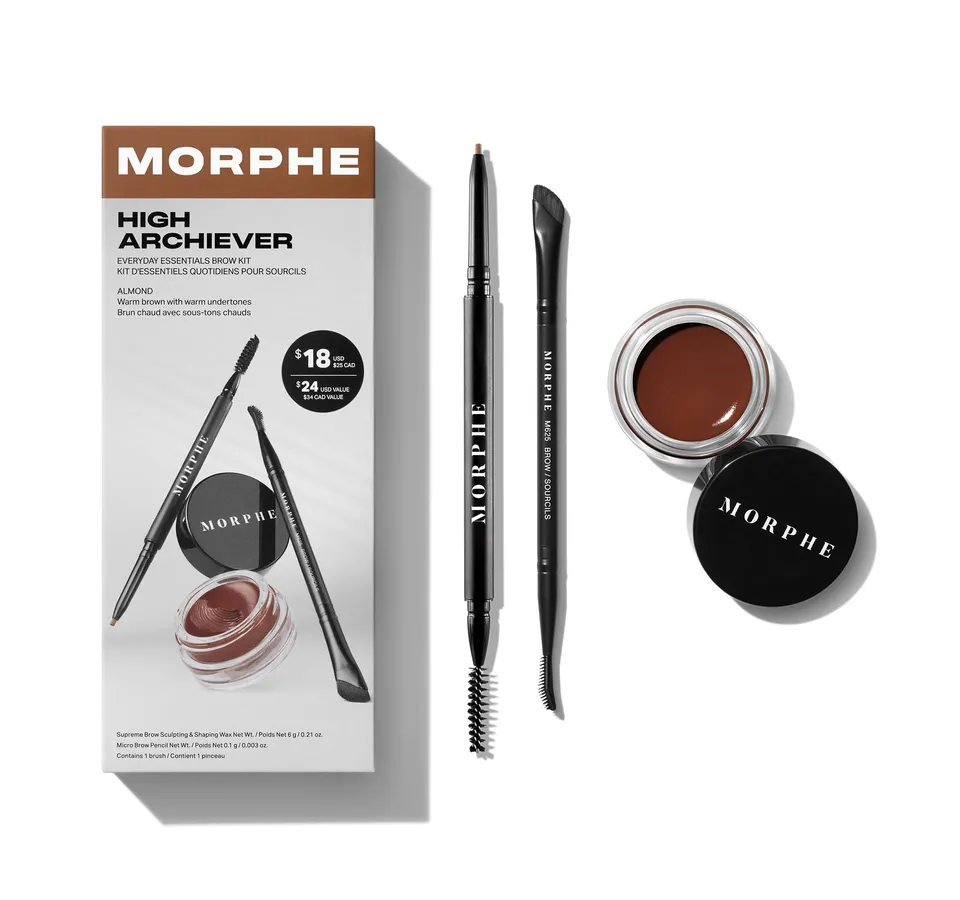 Morphe Brows High Archiever Everyday Essentials Brow Kit kit sourcils Latte