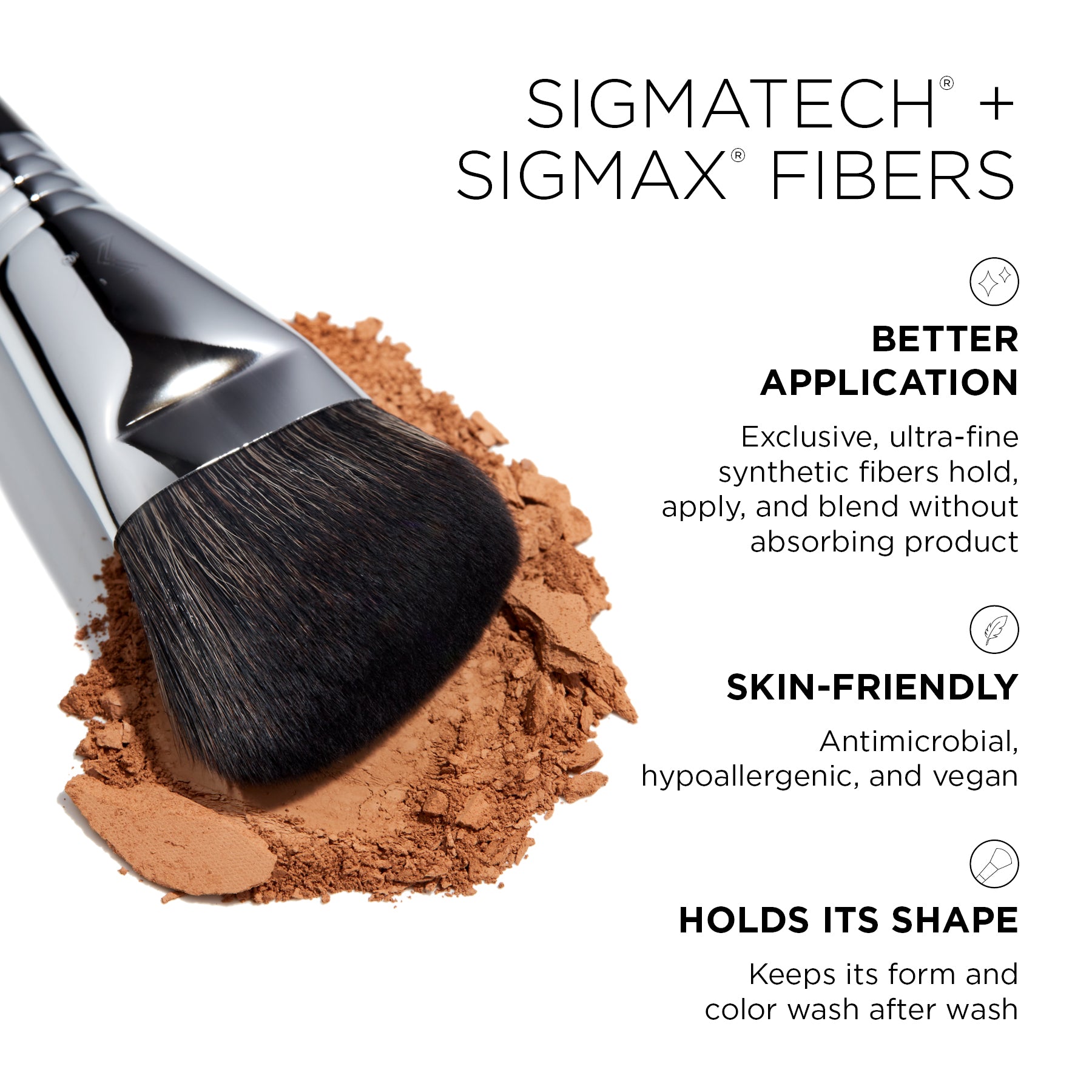 Sigma Face Brushes F23 Soft Angle Contour™ pinceau contour