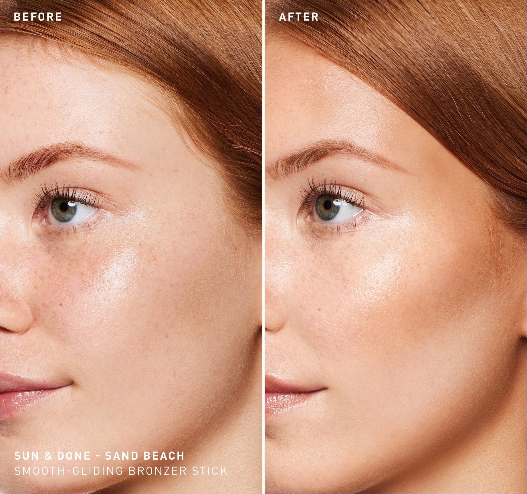 Morphe Cheek Sun & Done Smooth-Gliding Bronzer Stick stick bronzant Amber Shores, vitamine E