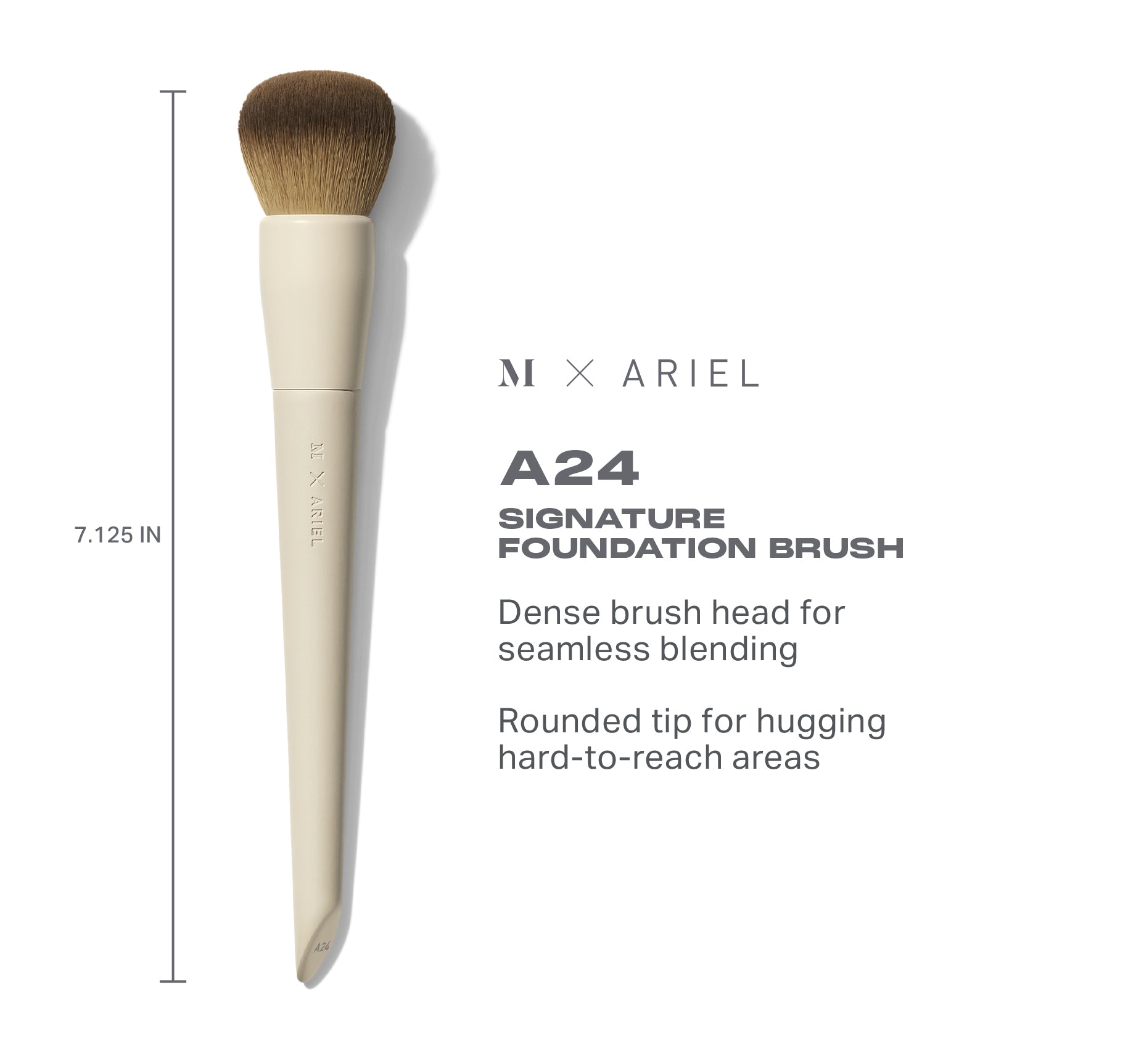 Morphe Face Brushes Morphe X Ariel A24 Signature Foundation Brush pinceau fond de teint synthétique