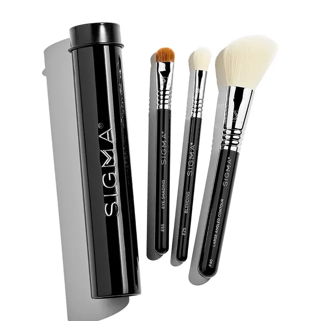Sigma Brush Sets Essential Trio Brush Set pinceaux voyage 3 pièces avec étui