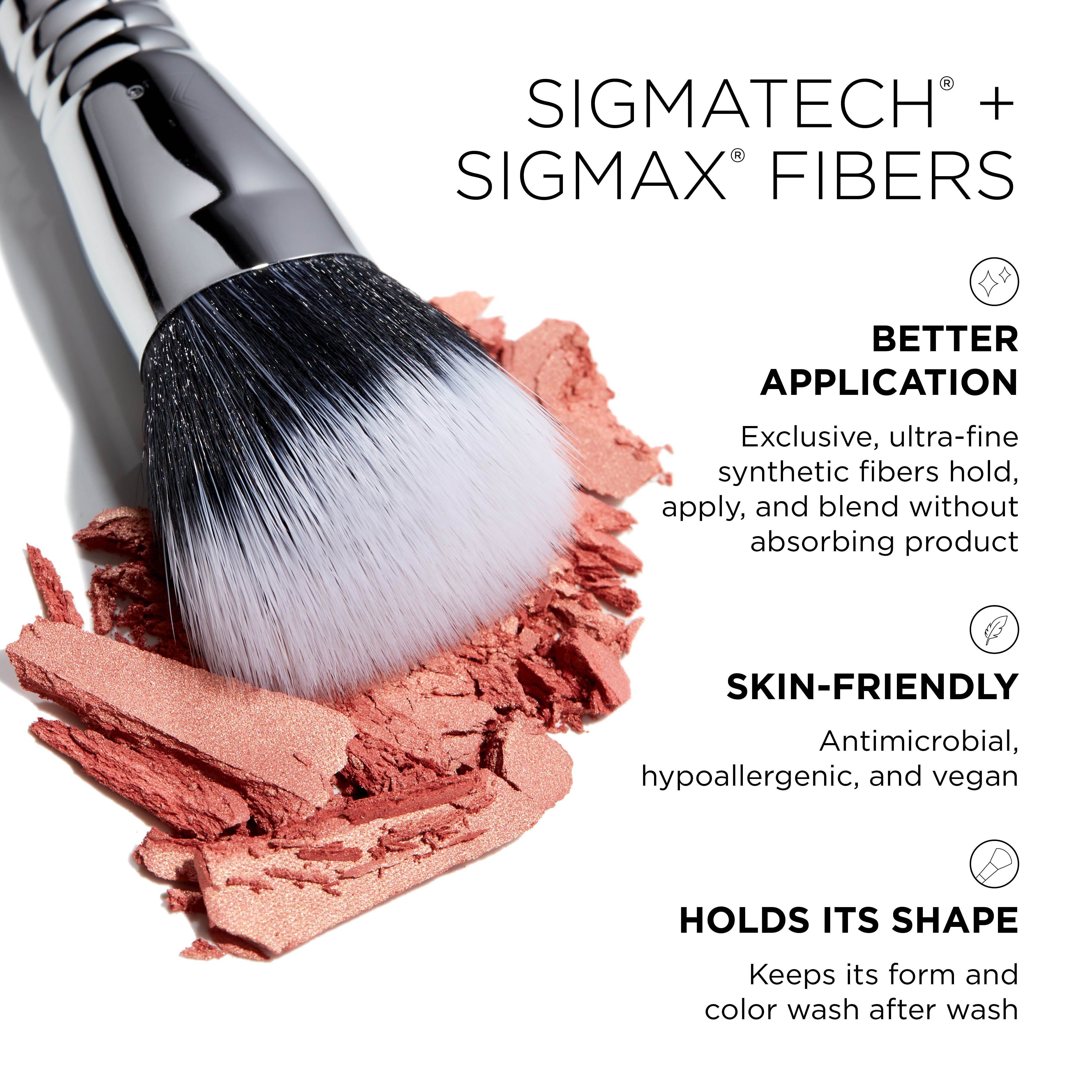 Sigma Face Brushes F53 Air Contour/Blush™ Brush pinceau blush duo fibre