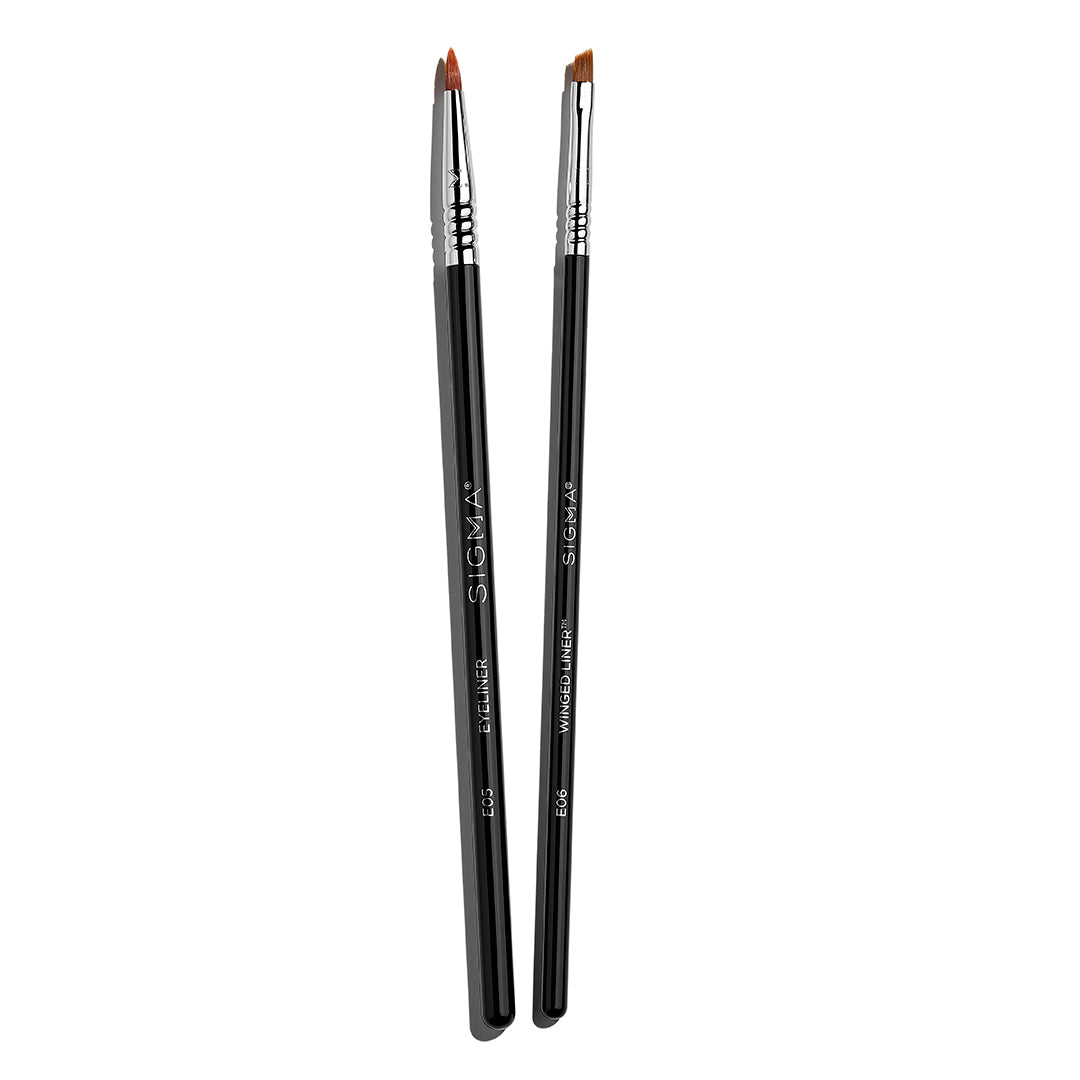 Sigma Brush Sets Precision Liner Brush Set pinceaux eyeliner lot de 2