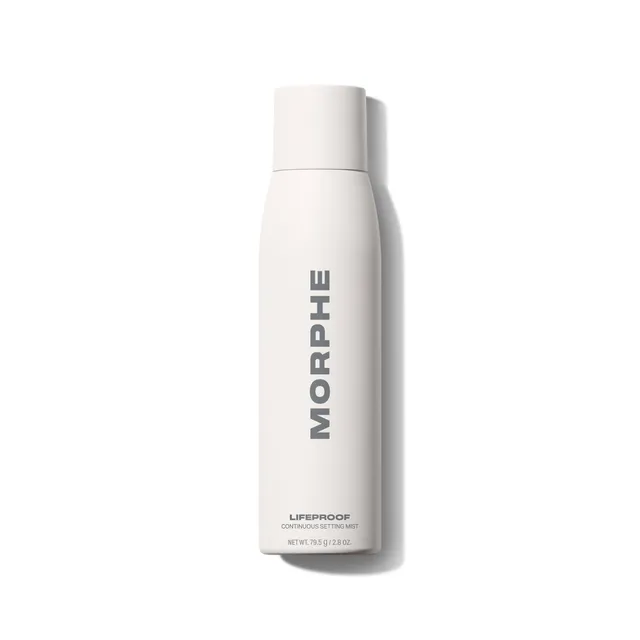 Morphe Prep & Set Lifeproof Continuous Setting Mist spray fixateur Mini 1,3 oz sans alcool