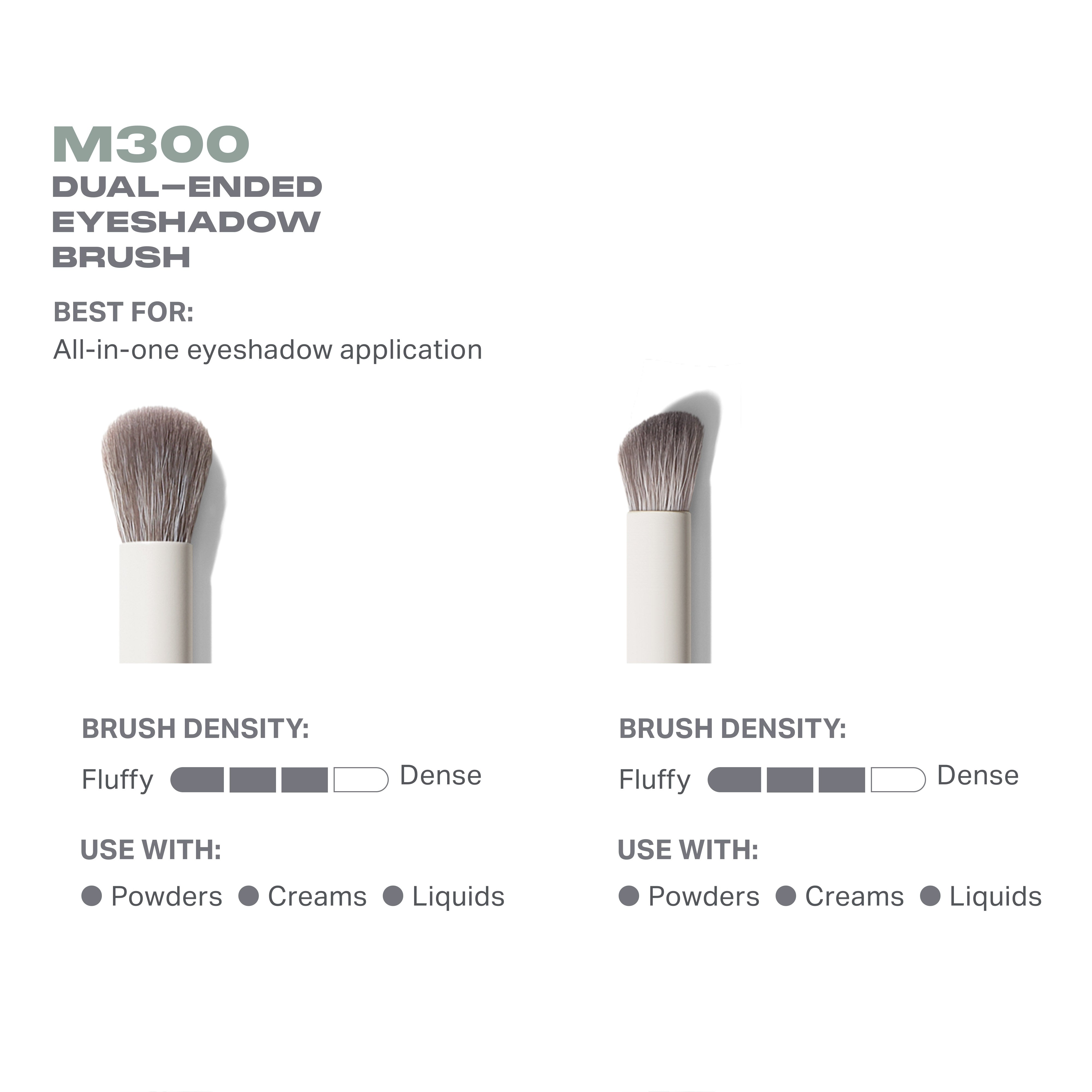 Morphe Eye Brushes M300 Dual-Ended Eyeshadow Brush pinceau yeux double embout
