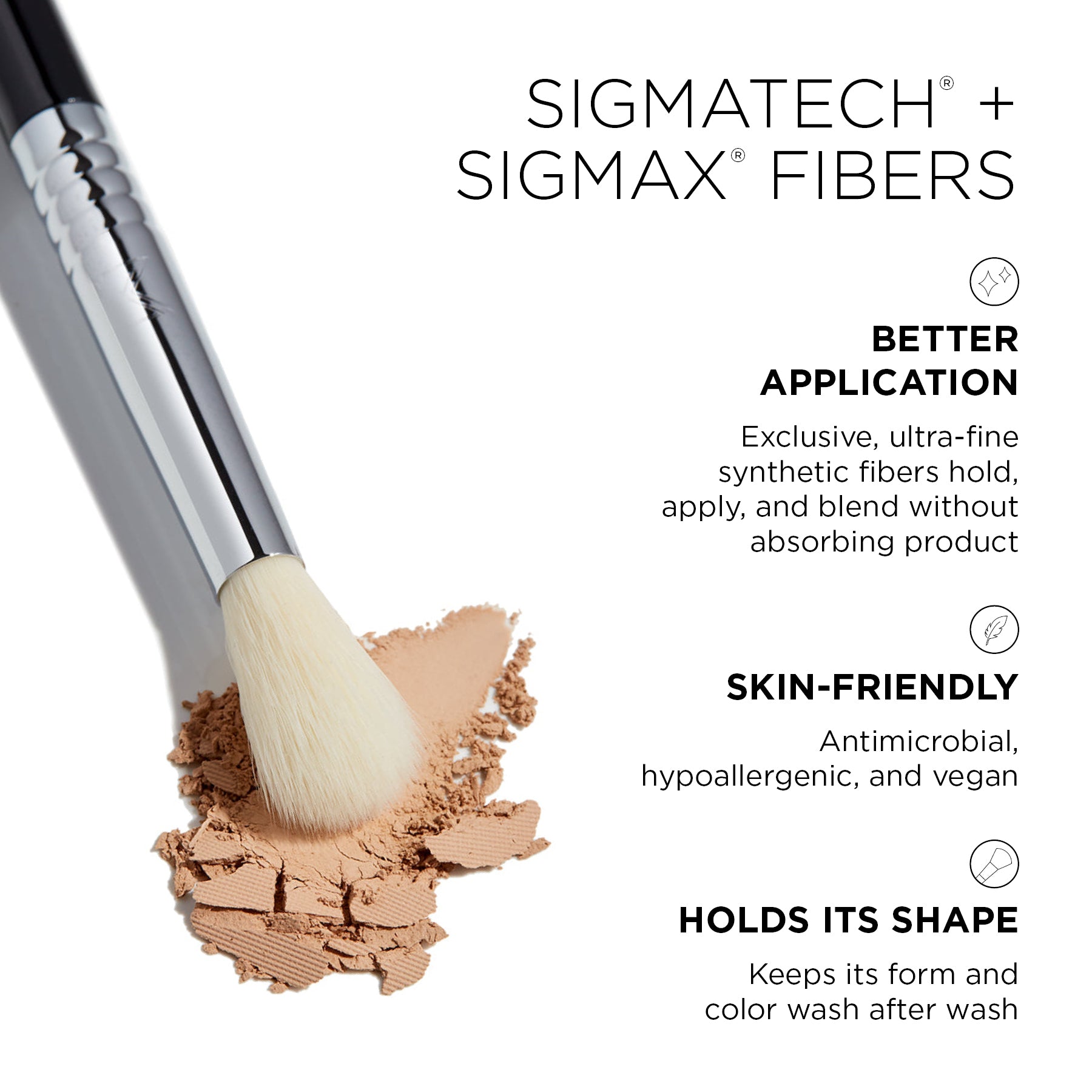 Sigma Eye Brushes E35 Tapered Blending Brush pinceau yeux estompeur