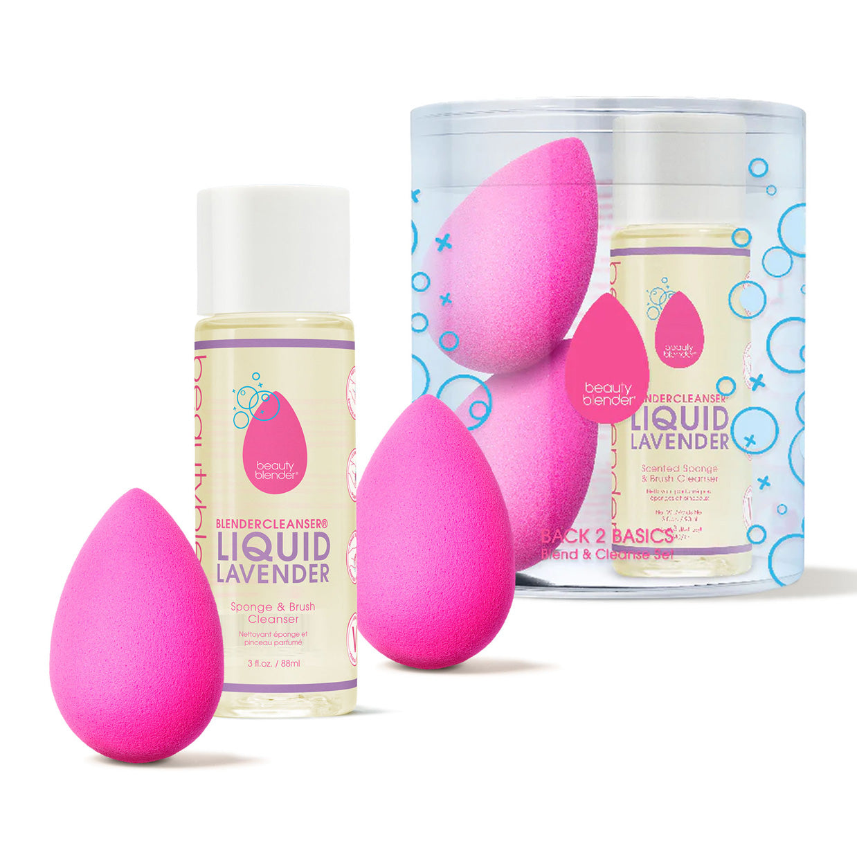 Beautyblender Blendercleanser Back 2 Basics kit éponge et nettoyant 3 pièces