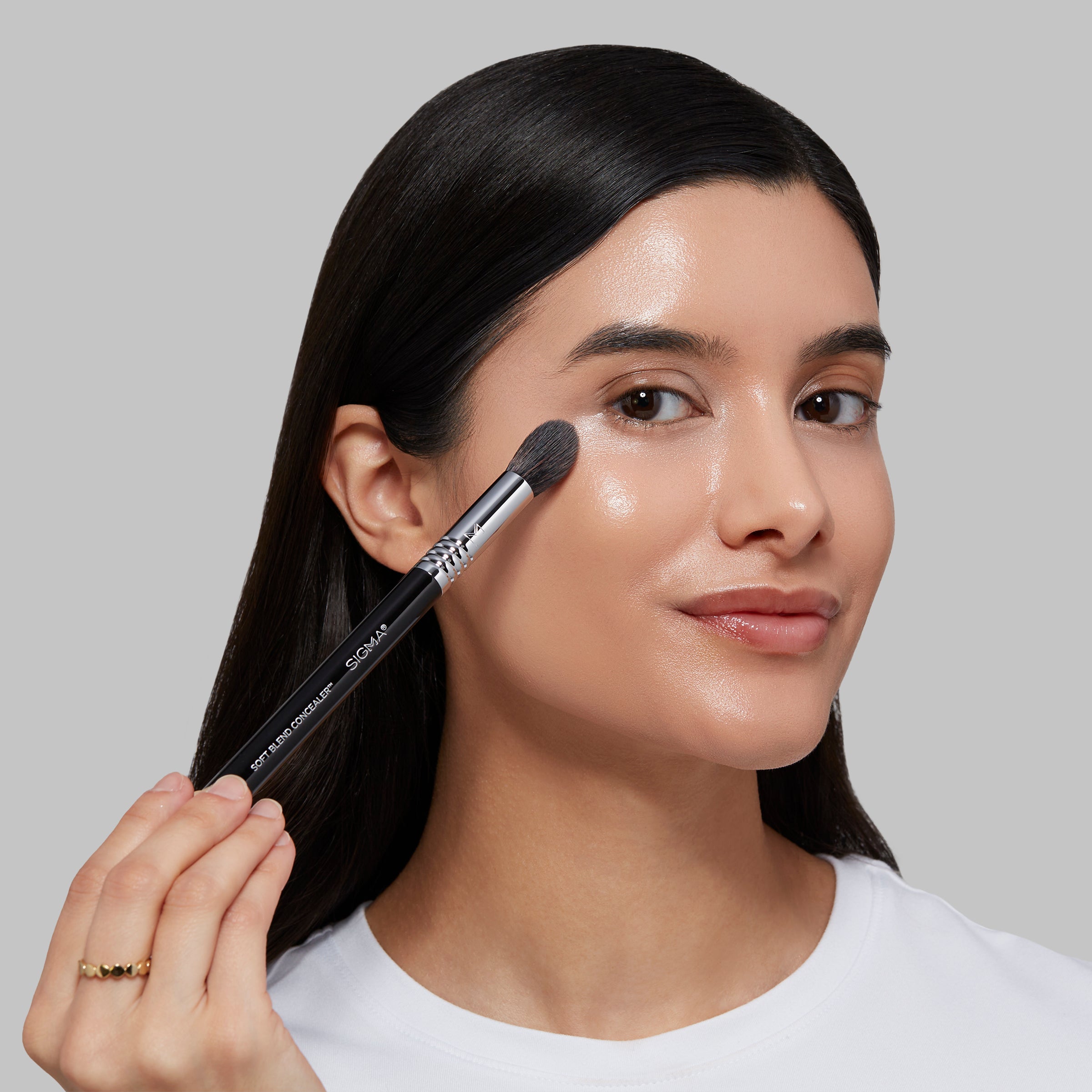 Sigma Face Brushes F64 Soft Blend Concealer pinceau anti-cernes fibres synthétiques