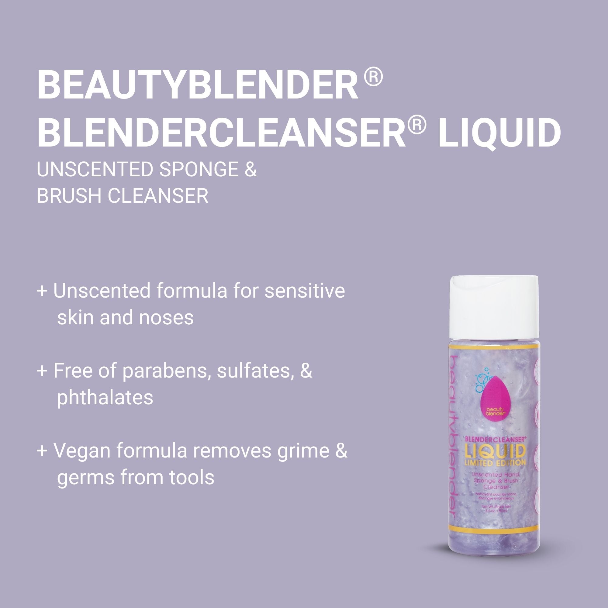 Beautyblender Blendercleanser Blendercleanser® Liquid Glitz nettoyant éponge et pinceaux