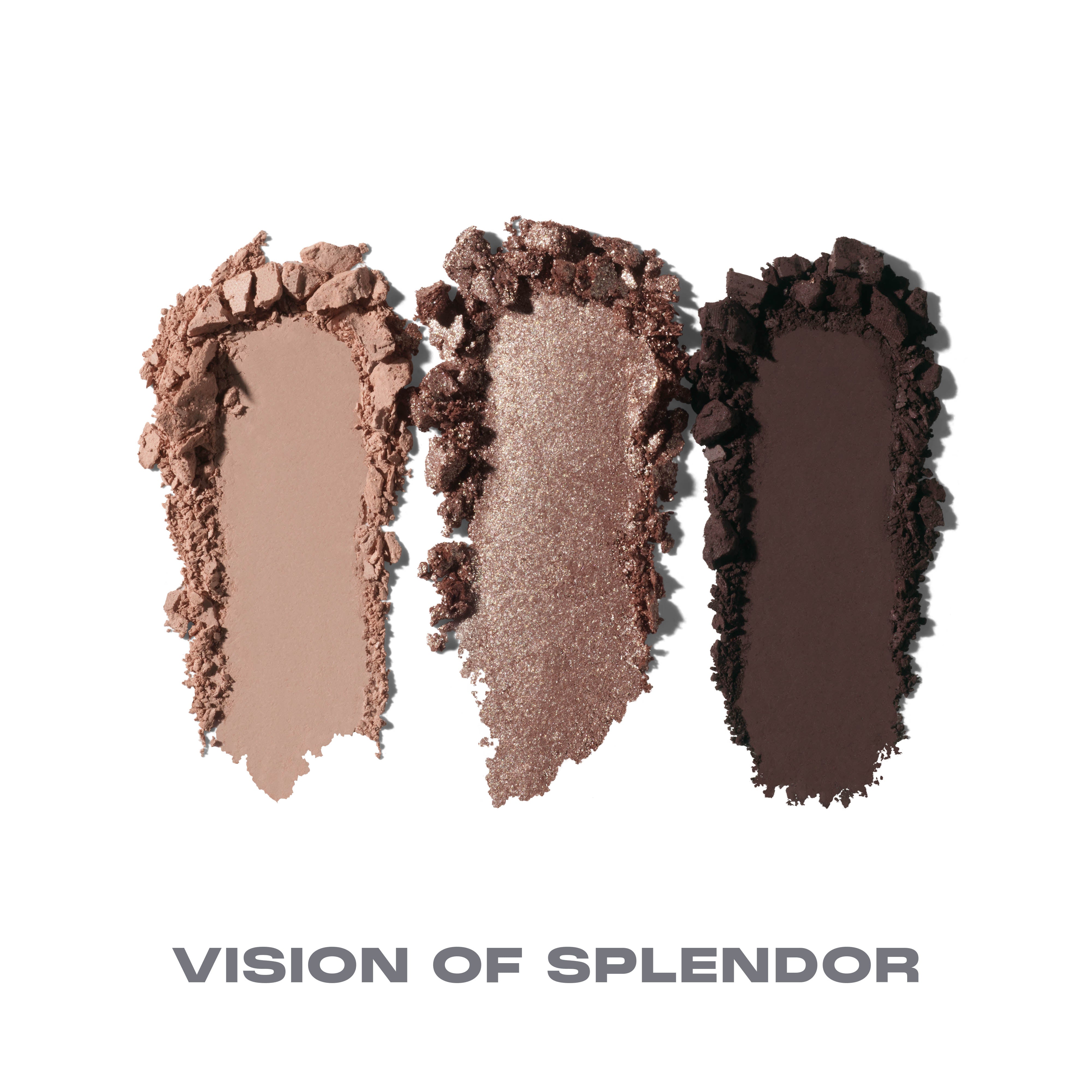 Morphe Eyeshadow & Palettes Holiday Collection ChromaPlus Eyeshadow Trio fards Seek Your Fortune, Vision of Splendor