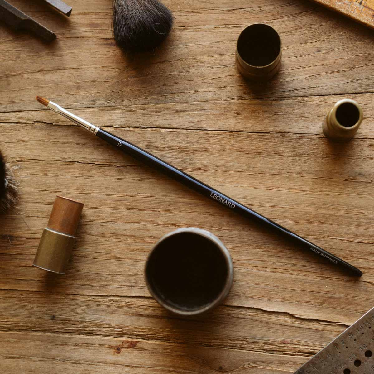 Léonard 1779 Pinceaux Lèvres pinceau lèvres amande n°300 synthétique