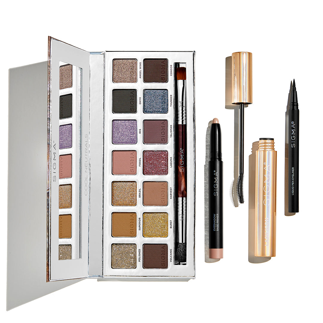 Sigma Brush Sets Cool Neutrals Eye Collection coffret maquillage yeux