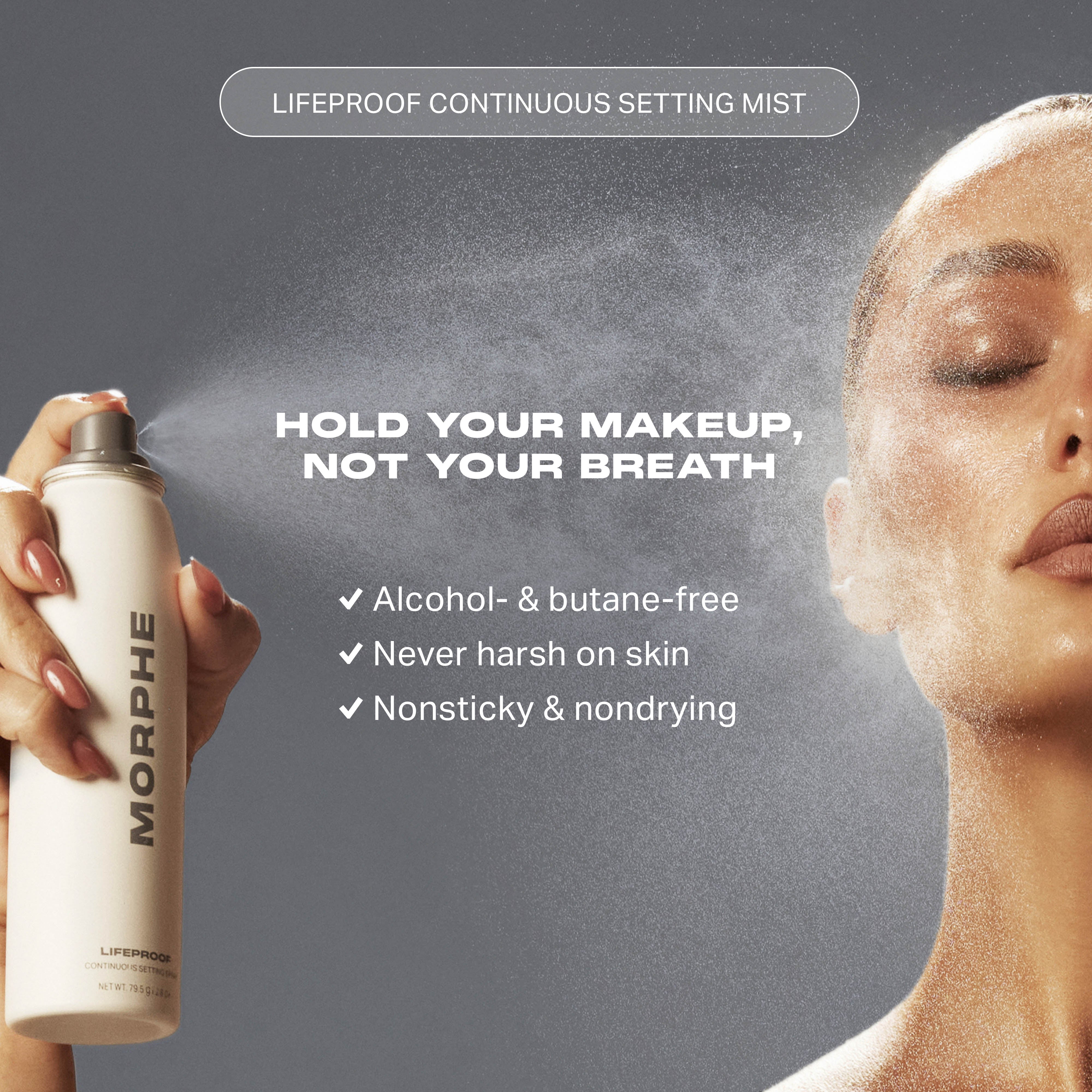 Morphe Prep & Set Set For Life Mini Continuous Setting Mist Duo brumes fixatrices format mini