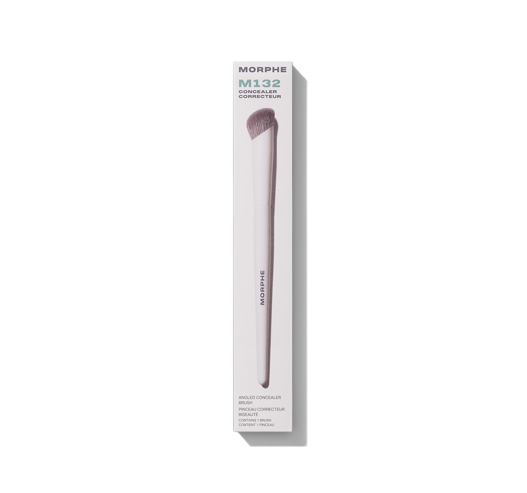Morphe Face Brushes M132 Angled Concealer Brush pinceau anticernes biseauté précision