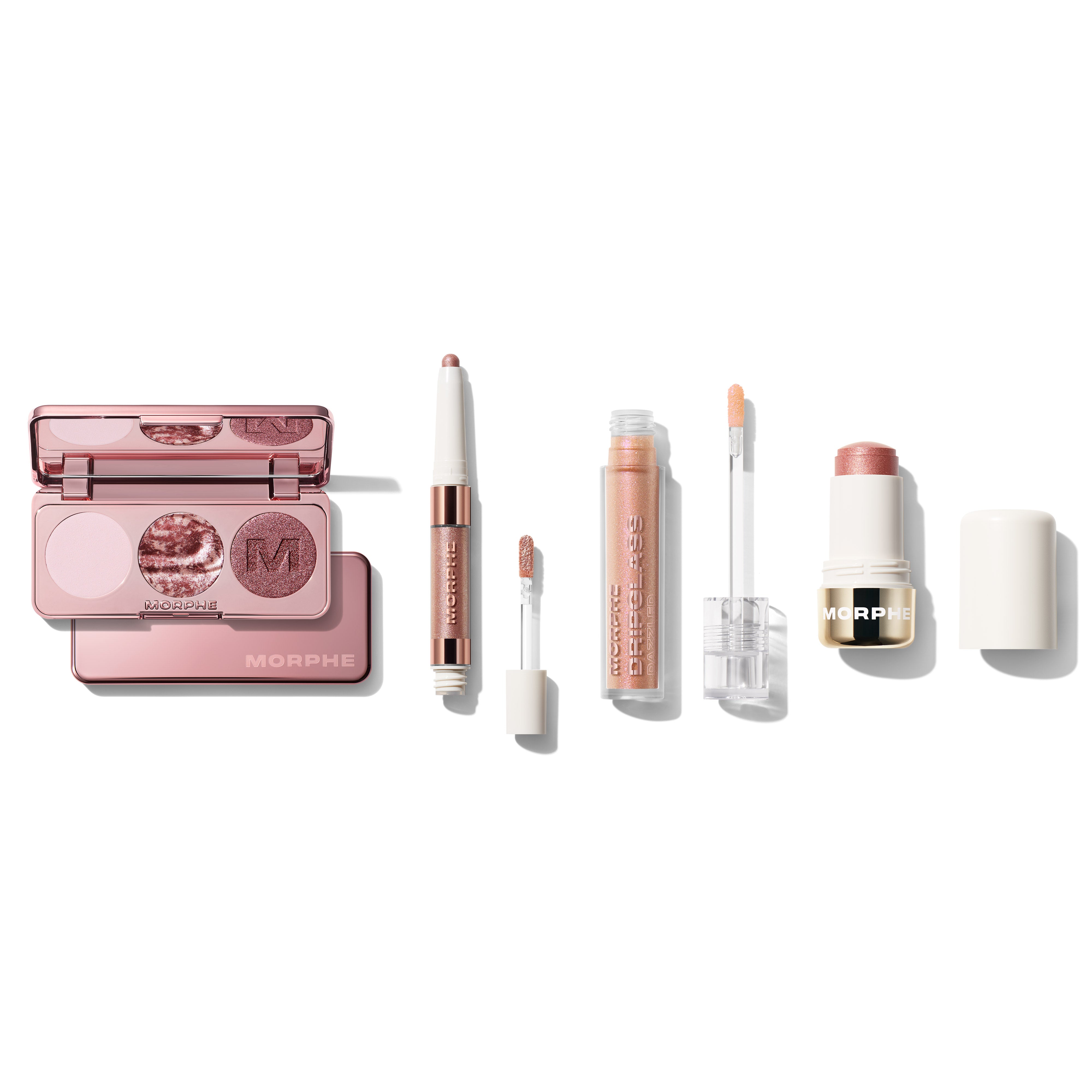 Morphe Bundles Dazzling Metallics Rose Gold Bundle coffret maquillage rose gold