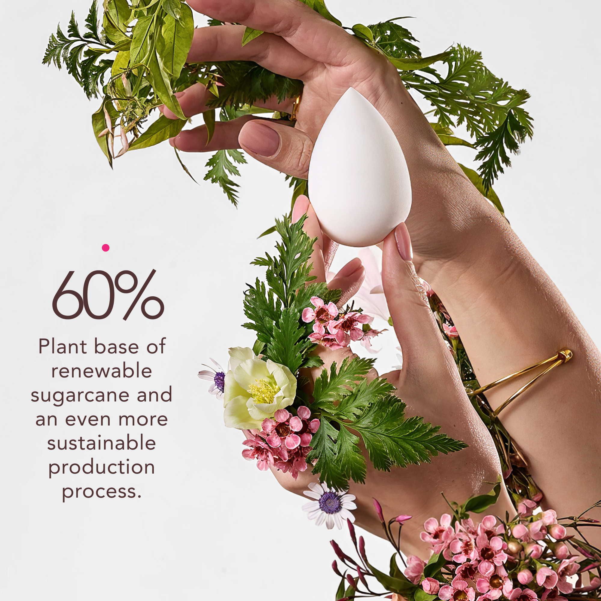 Beautyblender Bio Pure éponge à maquillage 60 % végétale