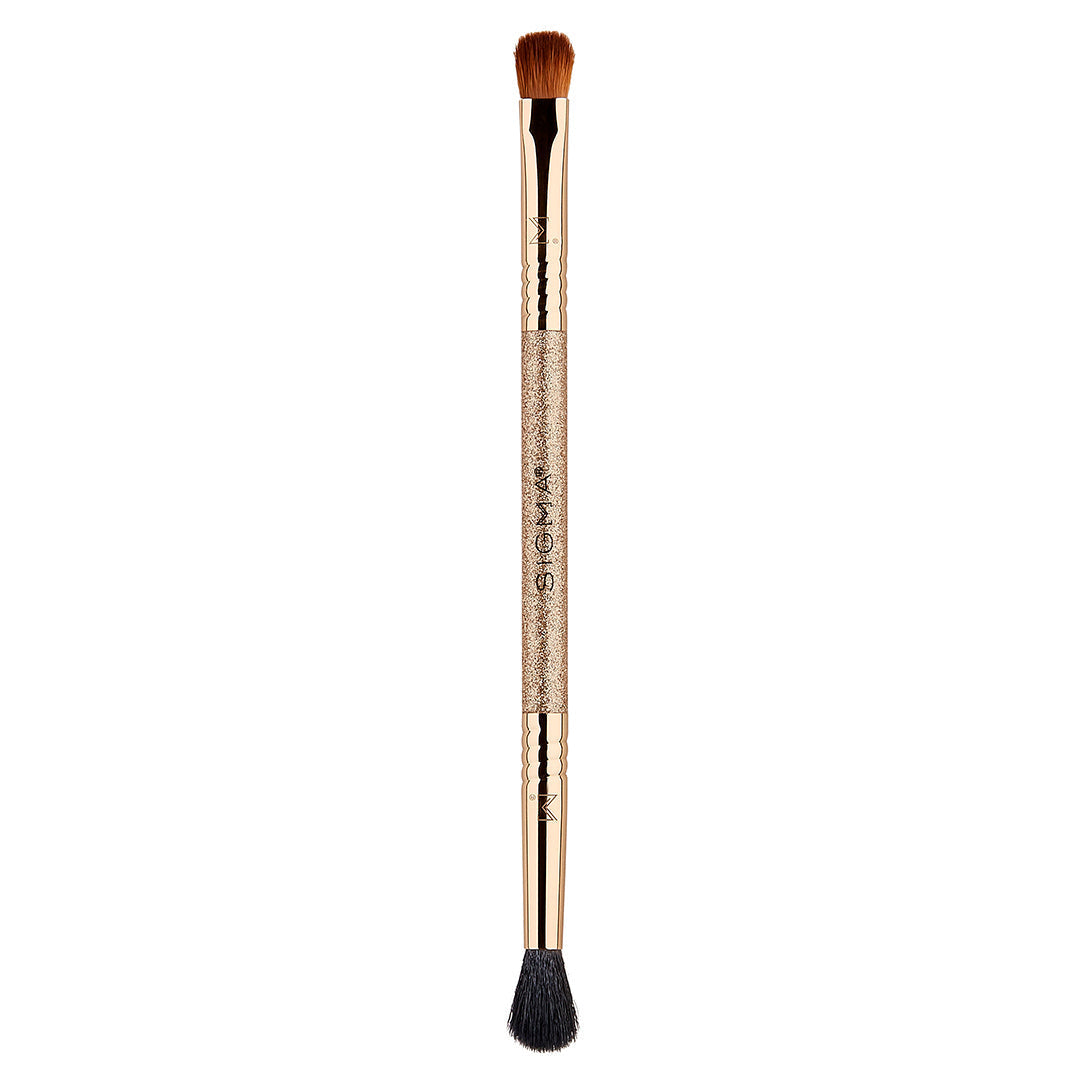 Sigma Eye Brushes Gold Dual-Ended Eye Brush pinceau double embout doré
