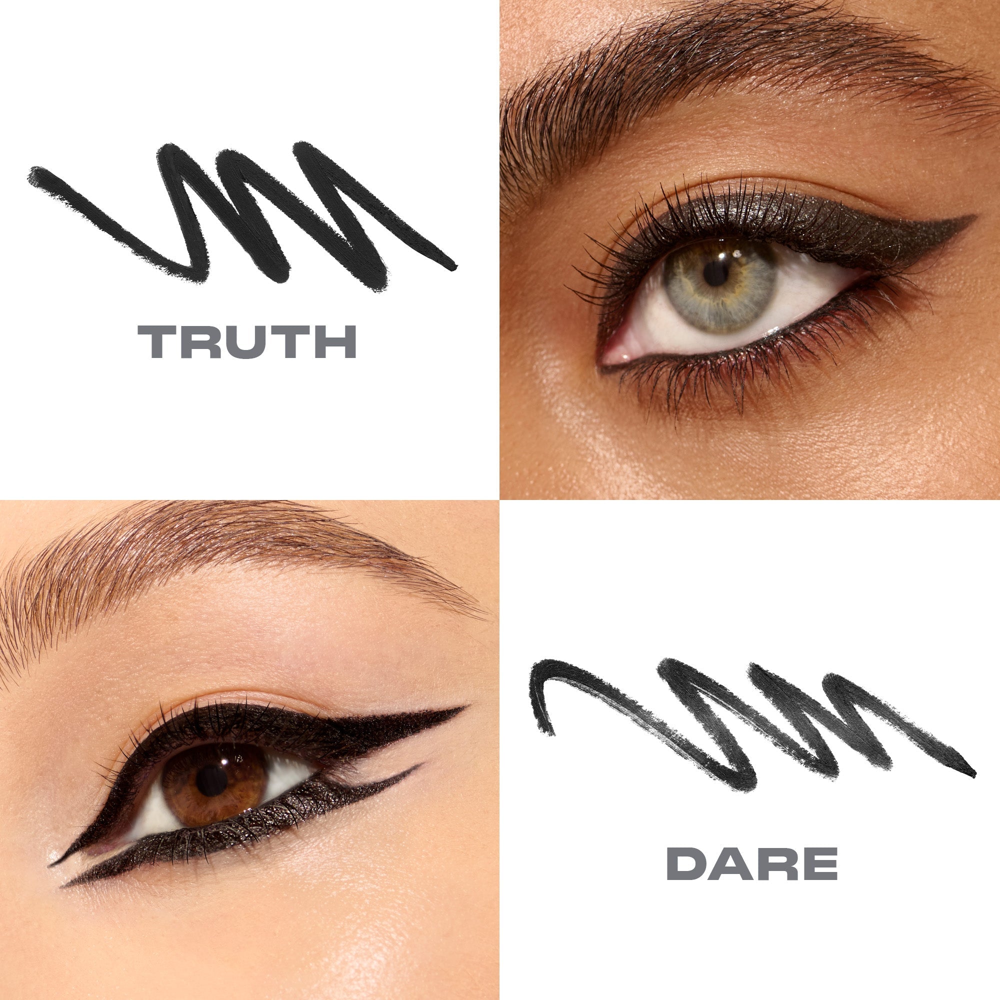 Morphe Eyeliner Bi-Liner Dual-Ended Gel Liners eye-liner Truth Or Dare noir charbon