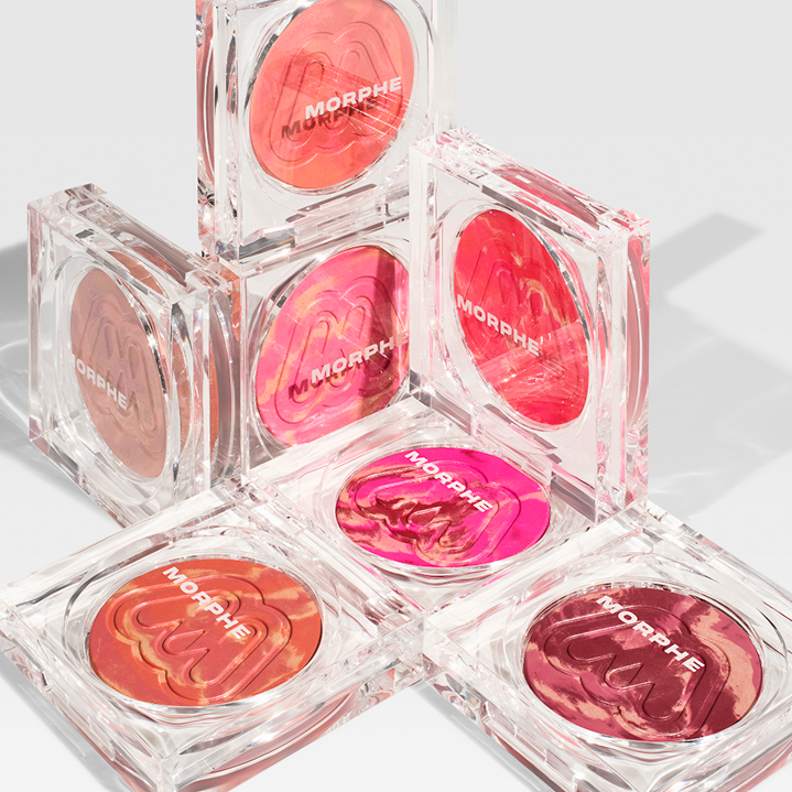 Morphe Cheek Cloudlight Soft Glow Diffused Blush & Cheek Thrills trio blush