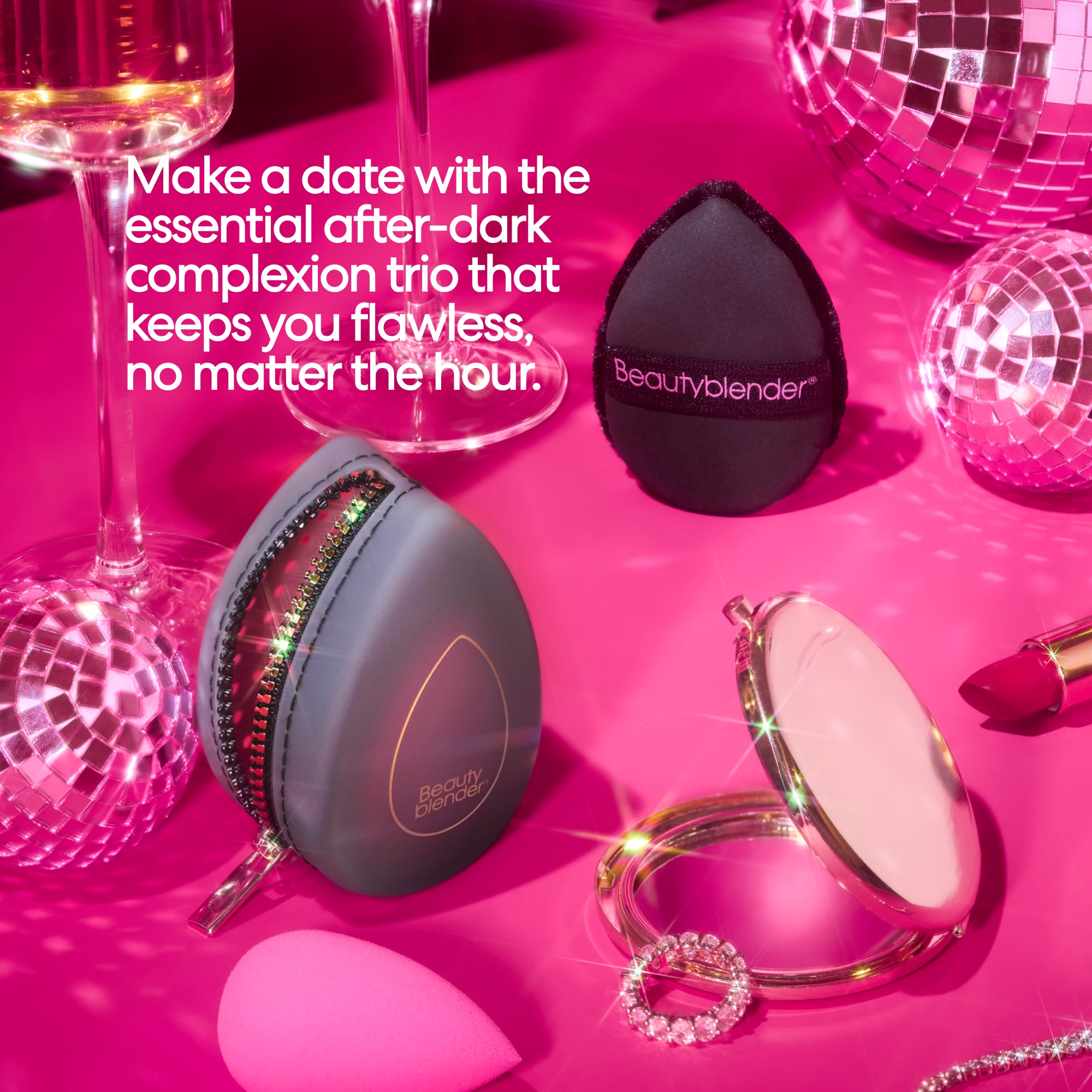Beautyblender Original Midnight Blend & Blur 3-Piece Travel Set coffret voyage