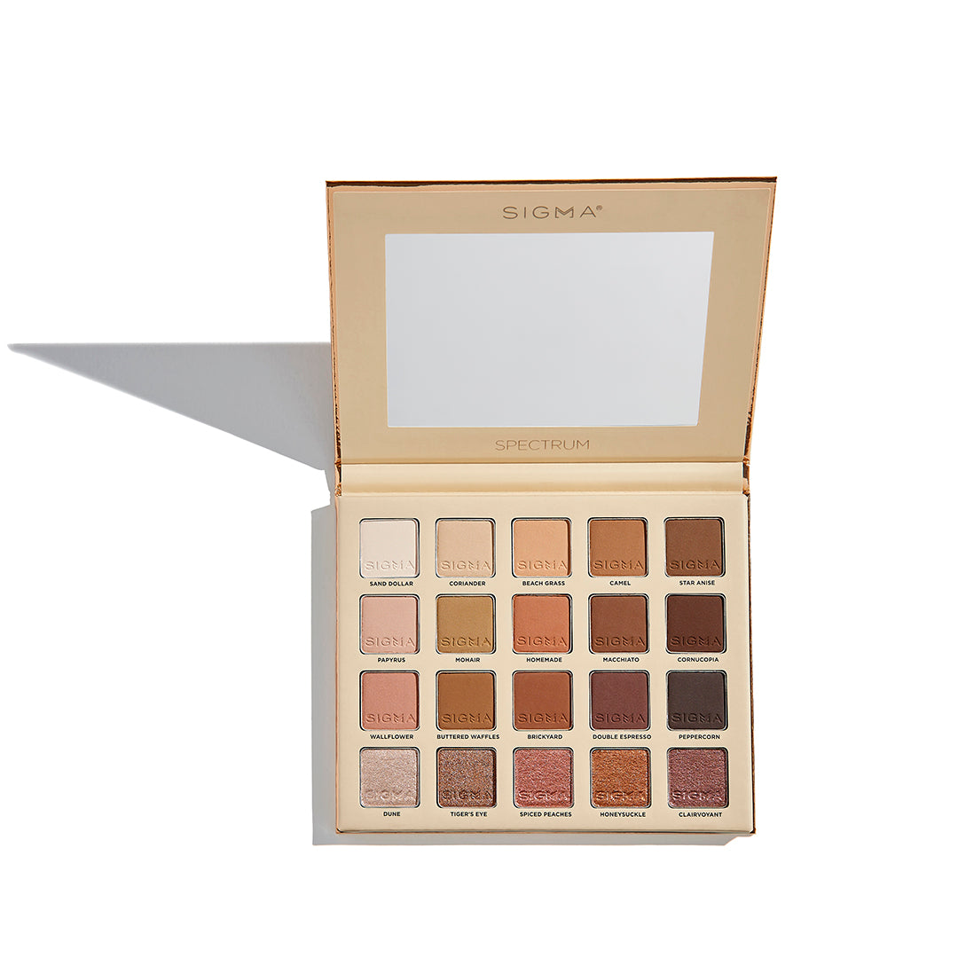 Sigma Eye Makeup Spectrum Eyeshadow Palette palette yeux 20 teintes neutres