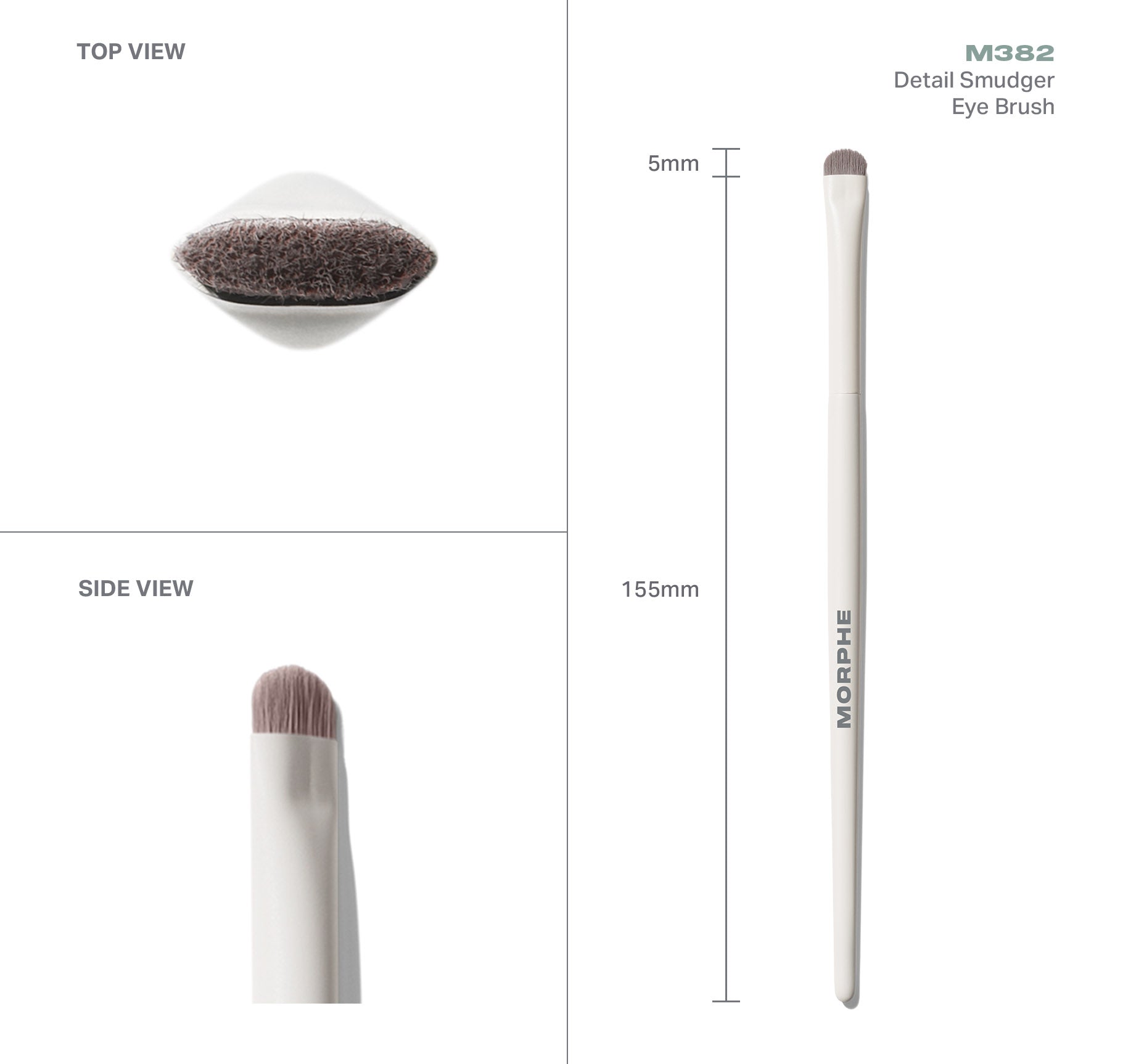 Morphe Eye Brushes M382 Detail Smudger Eye Brush pinceau estompeur yeux