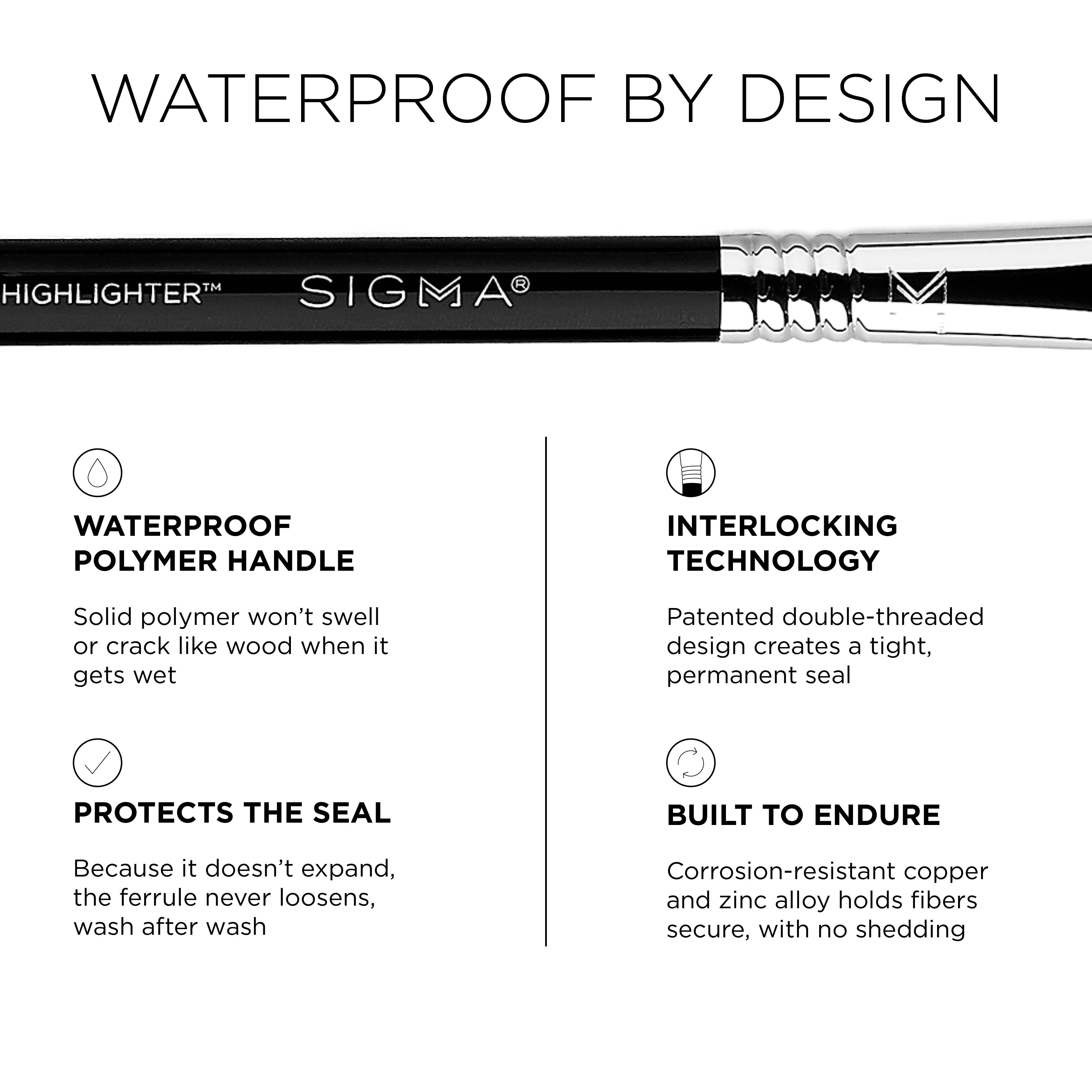 Sigma Face Brushes F03 High Cheekbone Highlighter™ pinceau illuminateur