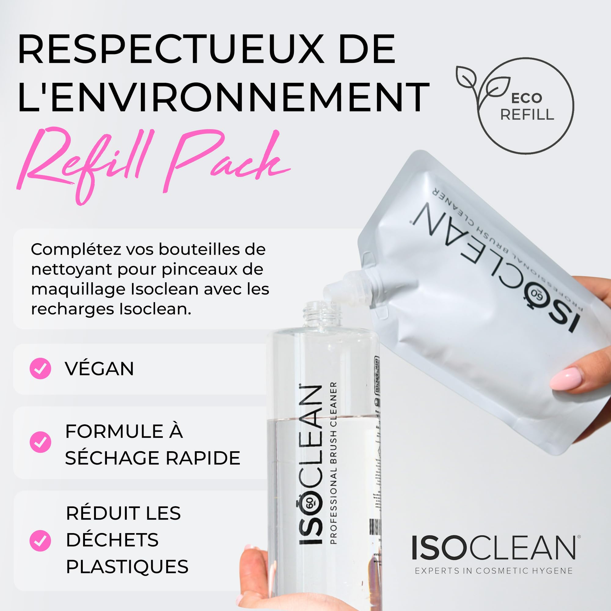 TYVEK ISOCLEAN Refills recharge nettoyant pinceaux 525 ml écologique
