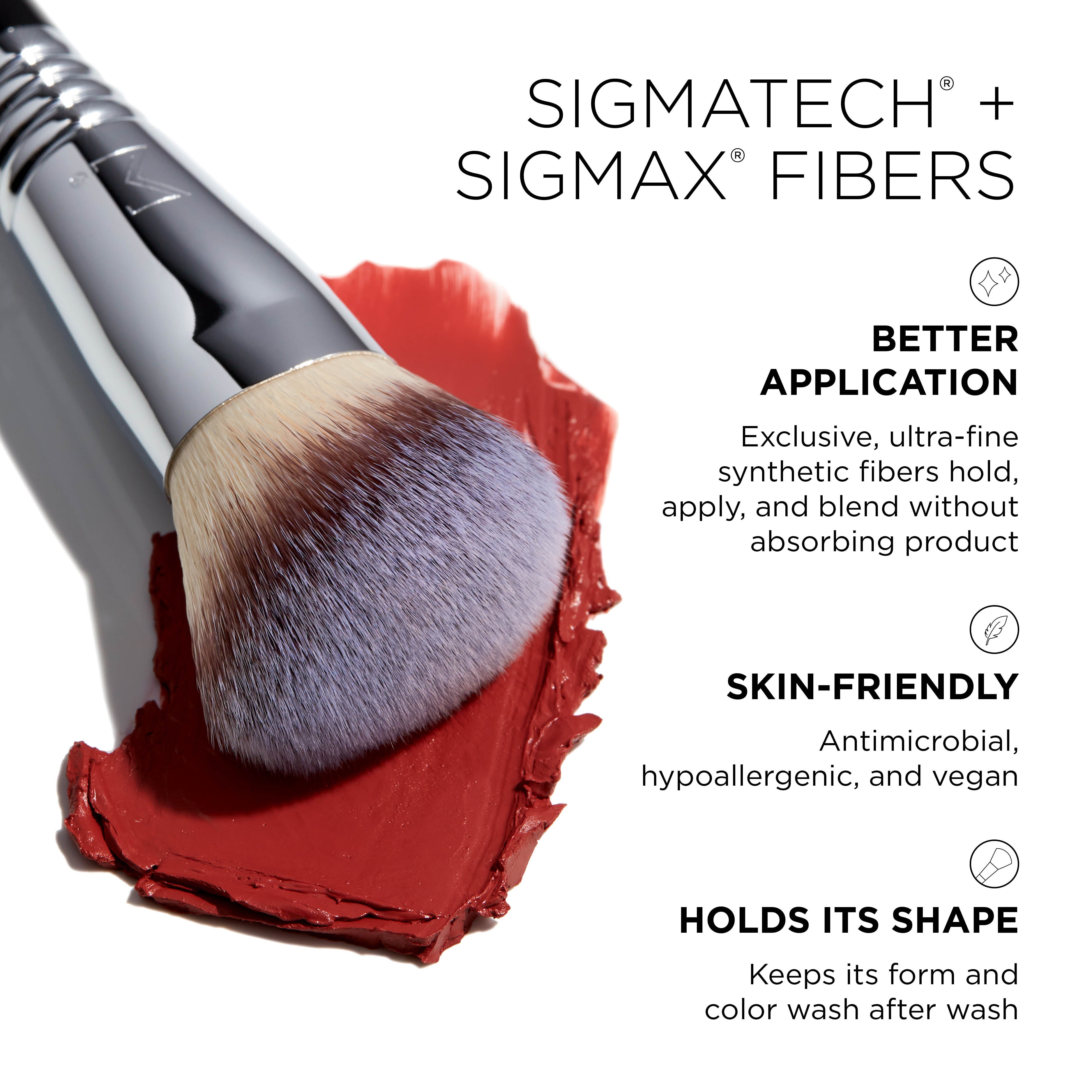Sigma Face Brushes F43 Soft Angled Cheek Brush pinceau blush incliné