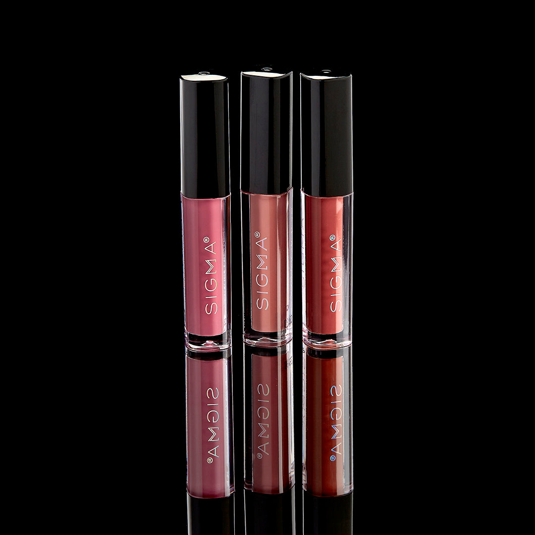 Sigma Lip Makeup Kismatte™ Lip Trio rouge à lèvres 3 mini teintes fini satiné mat