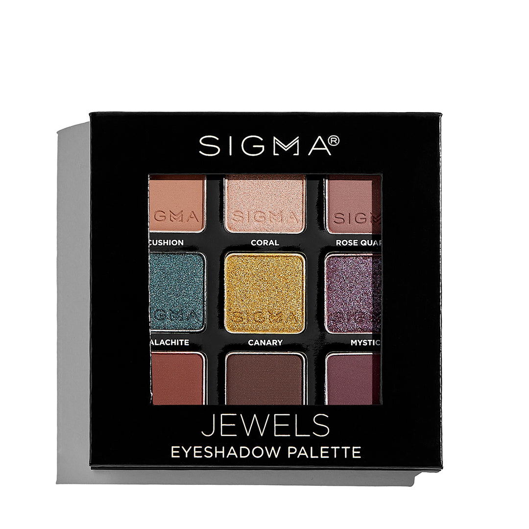 Sigma Eye Makeup Jewels Eyeshadow Palette palette yeux 9 fards