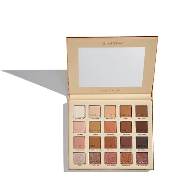 Sigma Eye Makeup Spectrum Eyeshadow Palette palette yeux 20 teintes neutres
