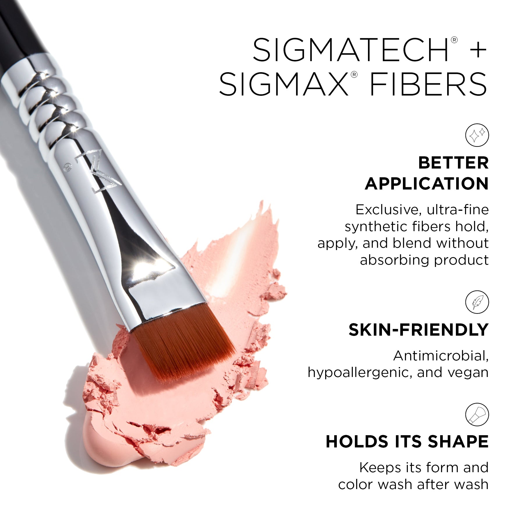 Sigma Eye Brushes E15 Flat Definer Brush pinceau plat yeux