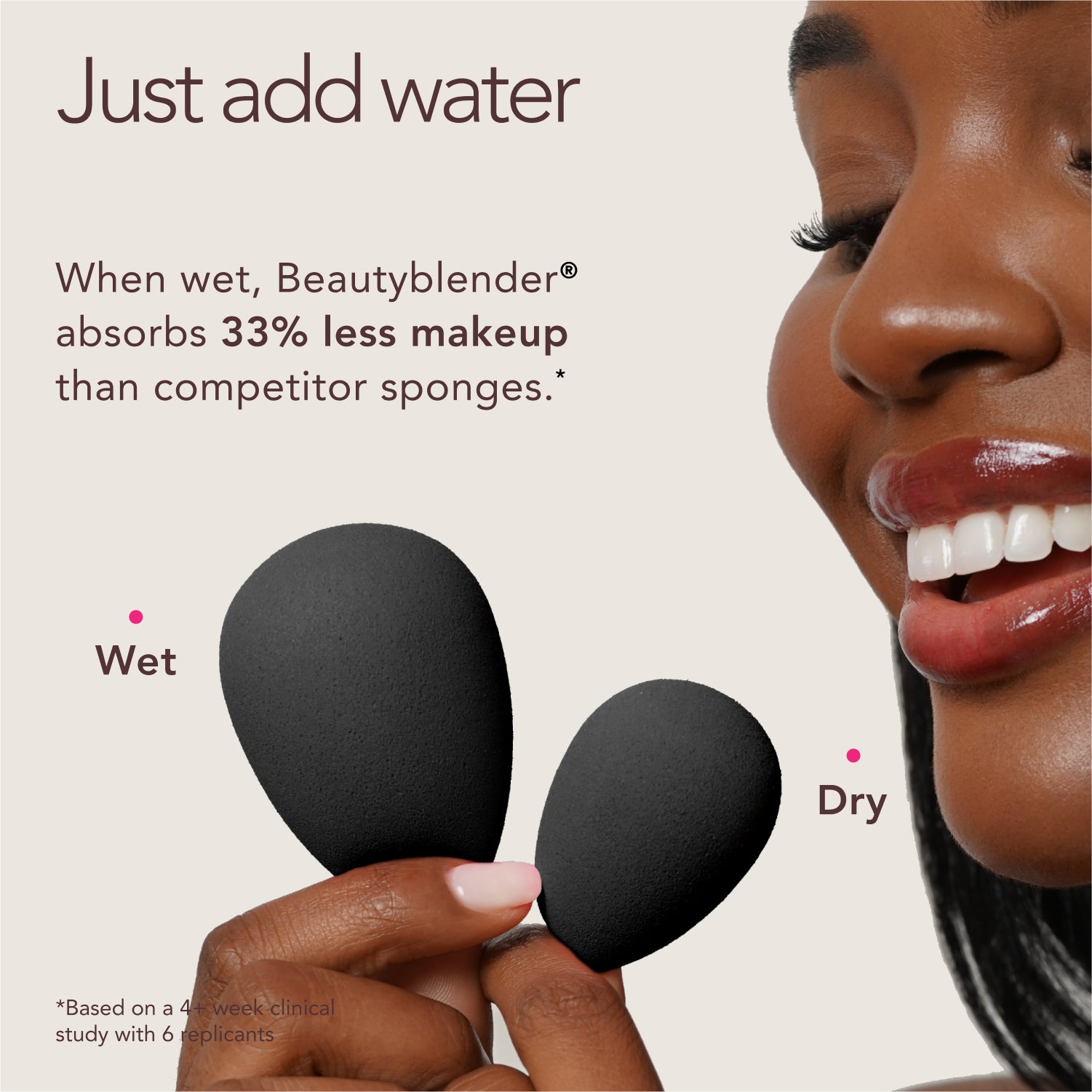 Beautyblender Pro éponge maquillage noire réutilisable
