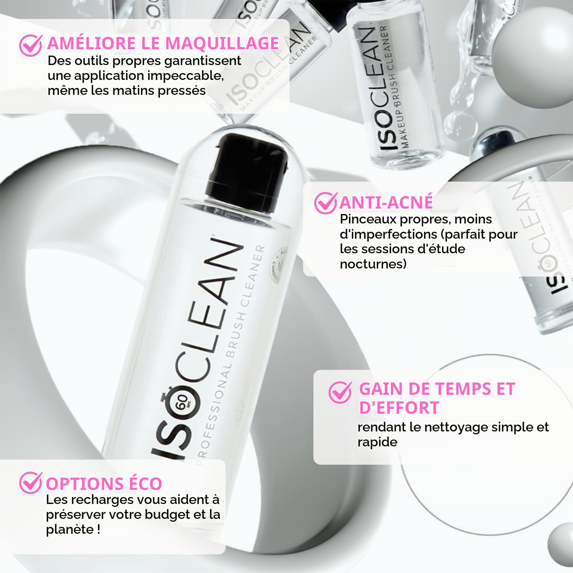 TYVEK ISOCLEAN Makeup Brush Cleaners nettoyant pinceaux 275 ml