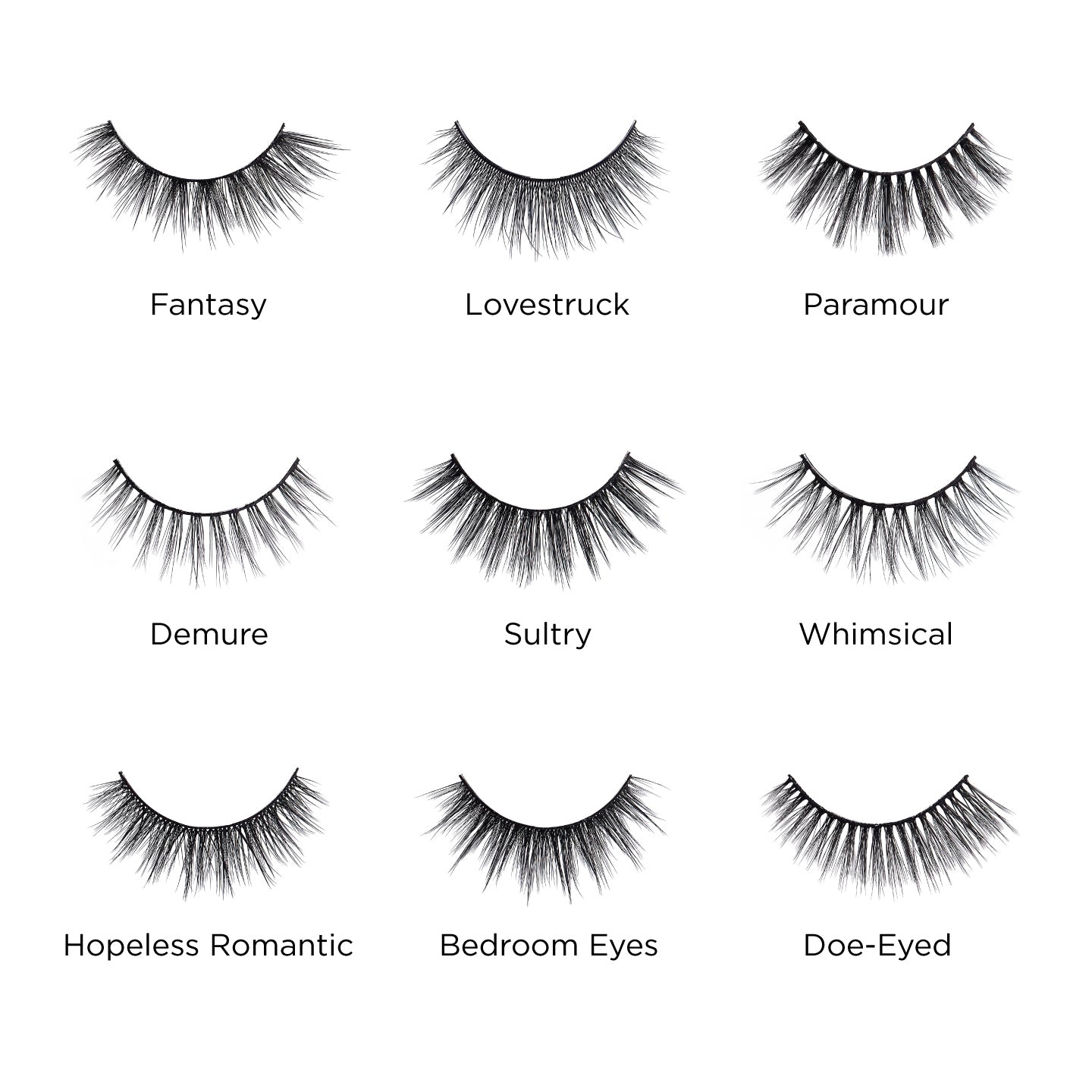 Sigma Lash Makeup Bedroom Eyes faux cils longueur et volume