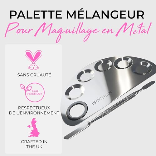 TYVEK ISOCLEAN Makeup Accessories palette de mélange maquillage métal avec spatule