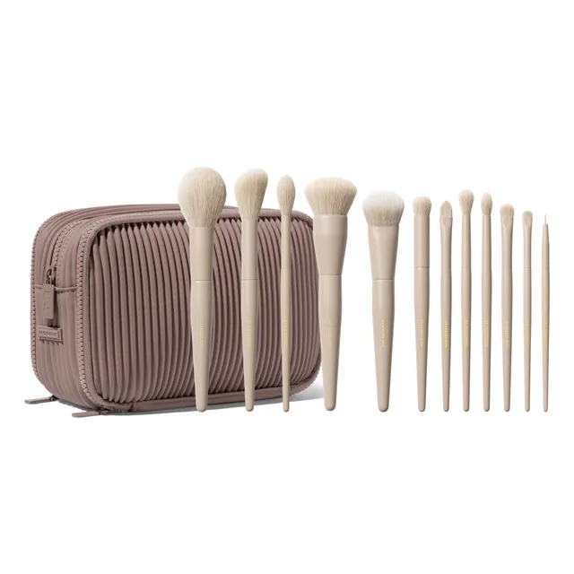 Morphe Brush Sets Custom Blends 12-Piece Face & Eye Brush Set set de 12 pinceaux visage et yeux, poils vegan